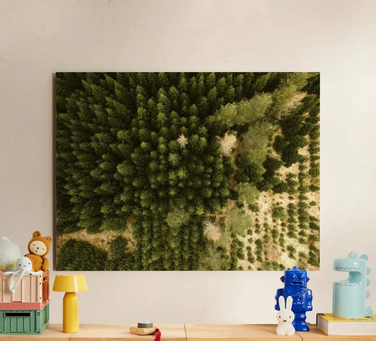 bosbomen aluminium-dibond van Earthly Visions