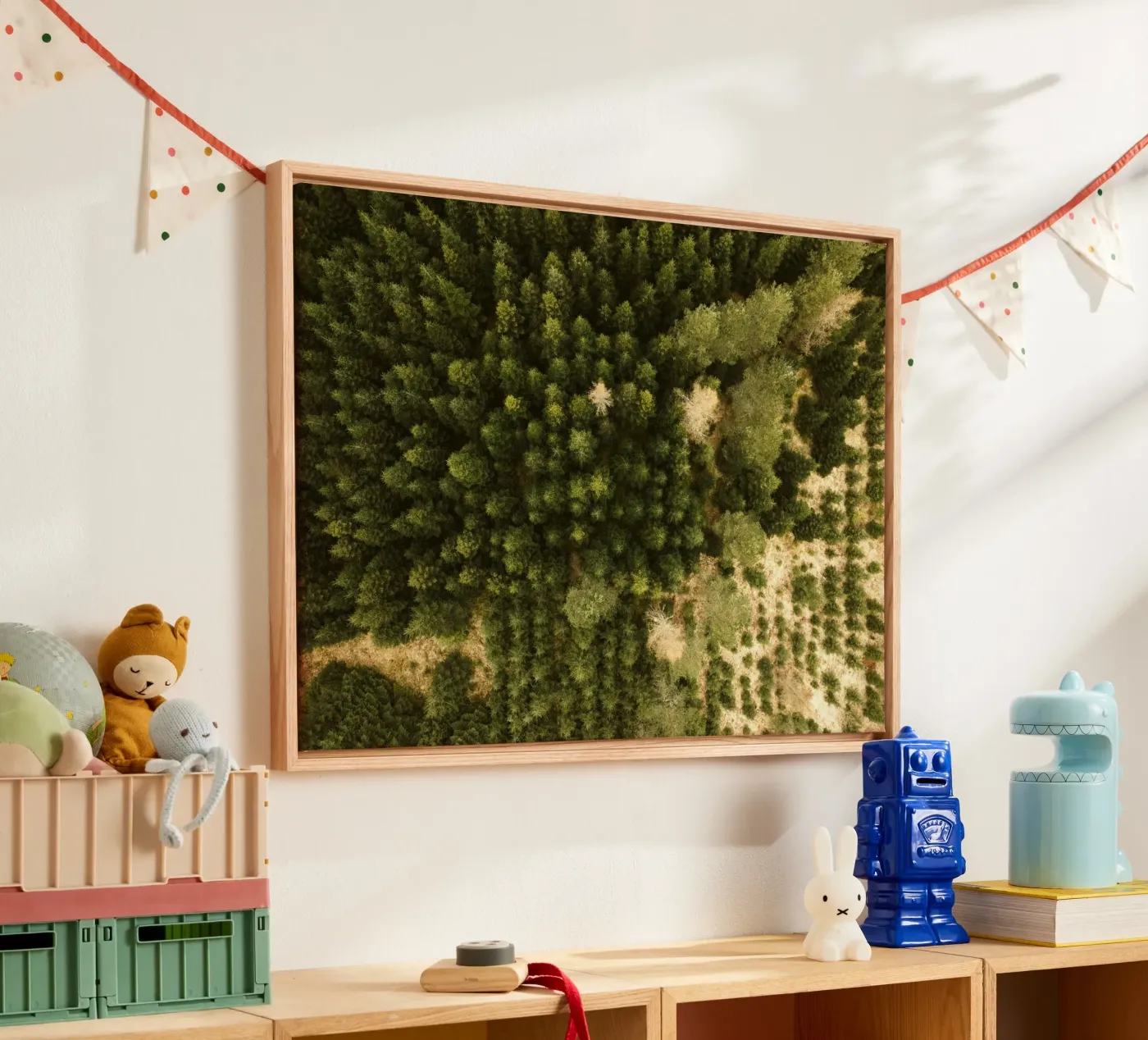 forest trees canvas by Earthly Visions