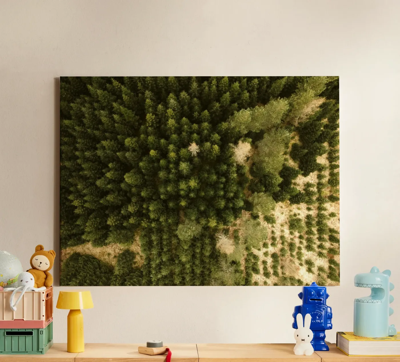 forest trees canvas by Earthly Visions