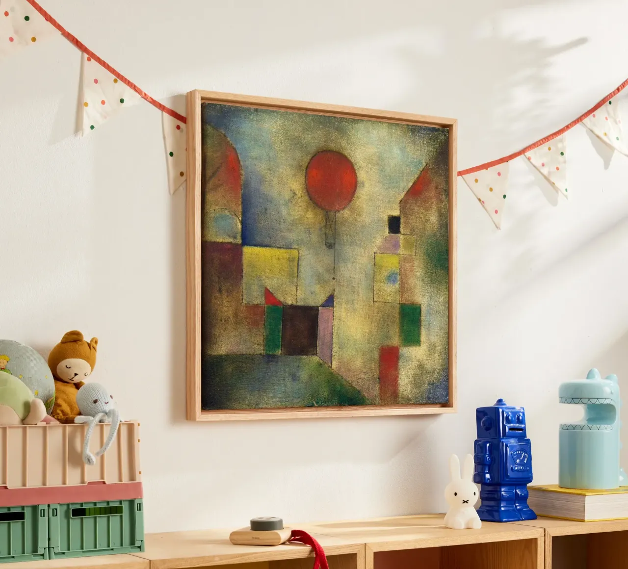 Paul Klee 1922 Red Balloon canvas by 50 masterpieces