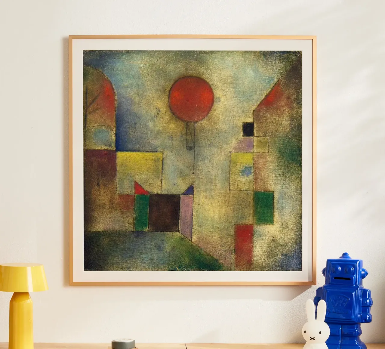 Paul Klee 1922 Red Balloon poster by 50 masterpieces