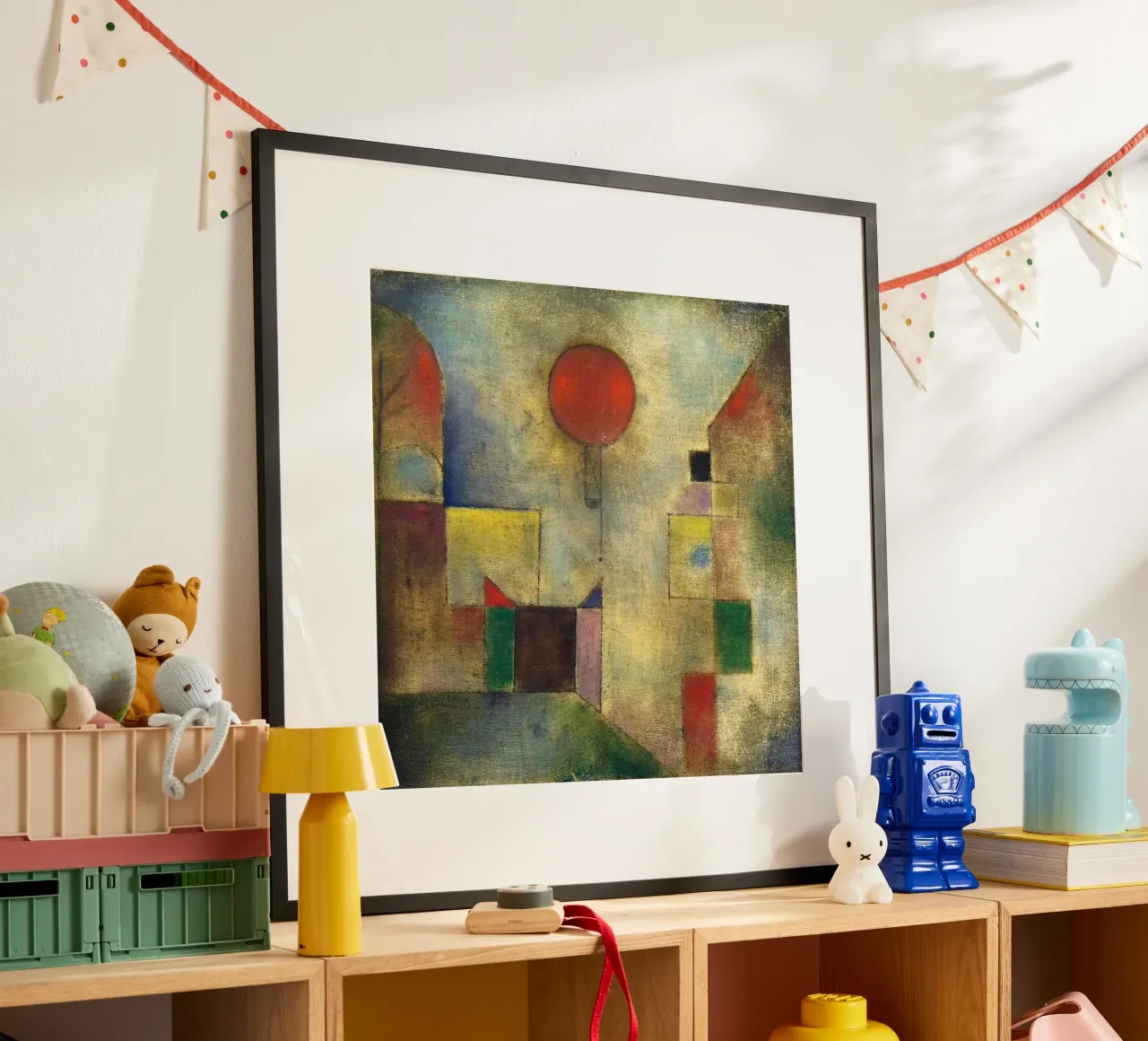 Paul Klee 1922 Red Balloon poster by 50 masterpieces