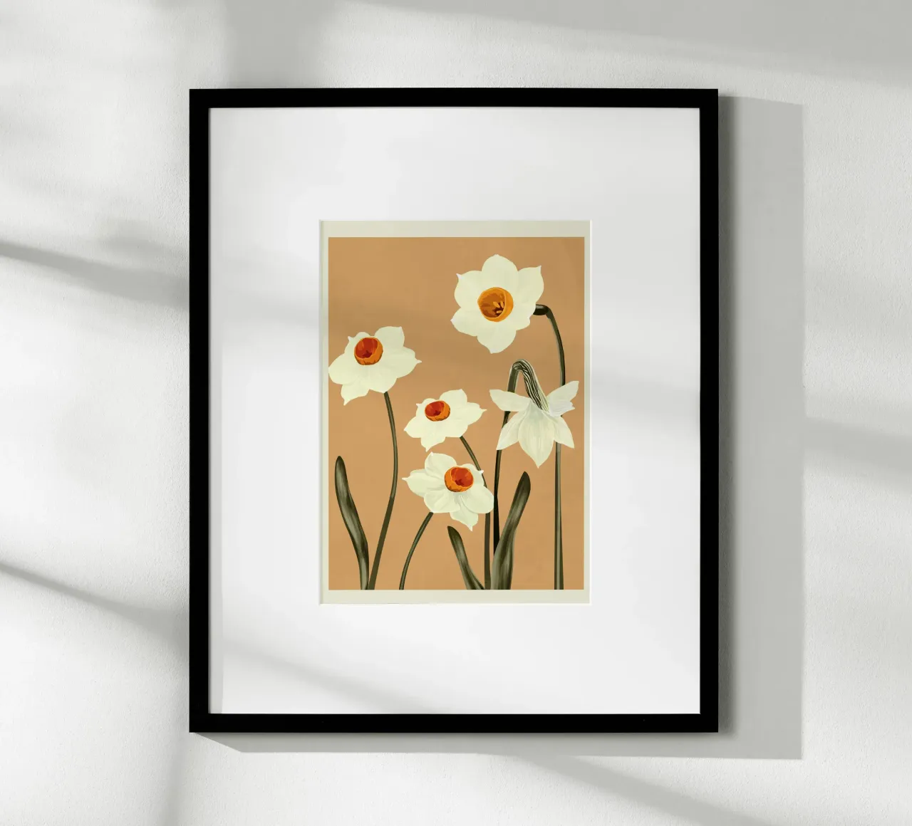 Beautiful Summer flowers II poster con telaio in legno da Nadjaa