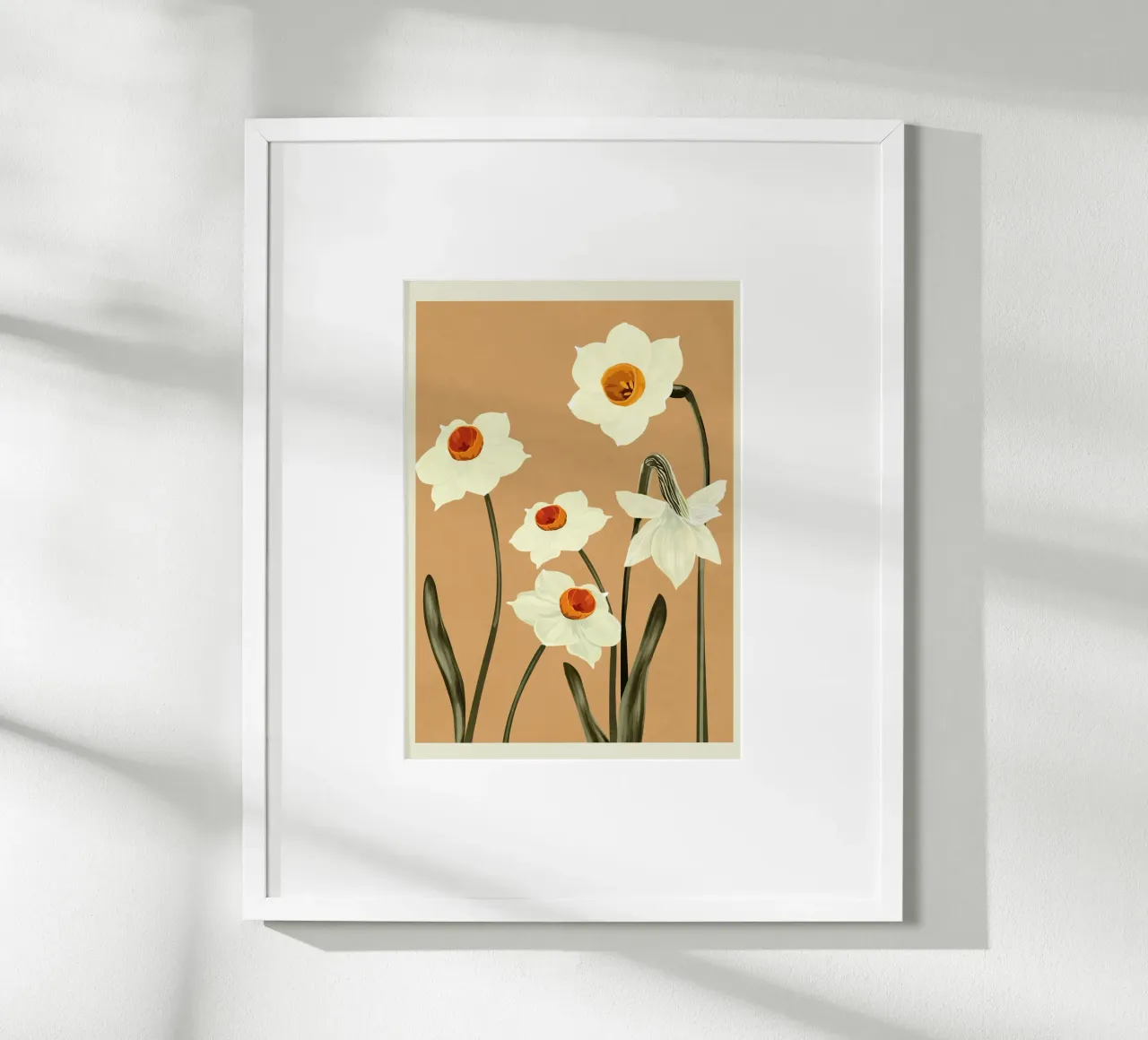 Beautiful Summer flowers II poster con telaio in legno da Nadjaa