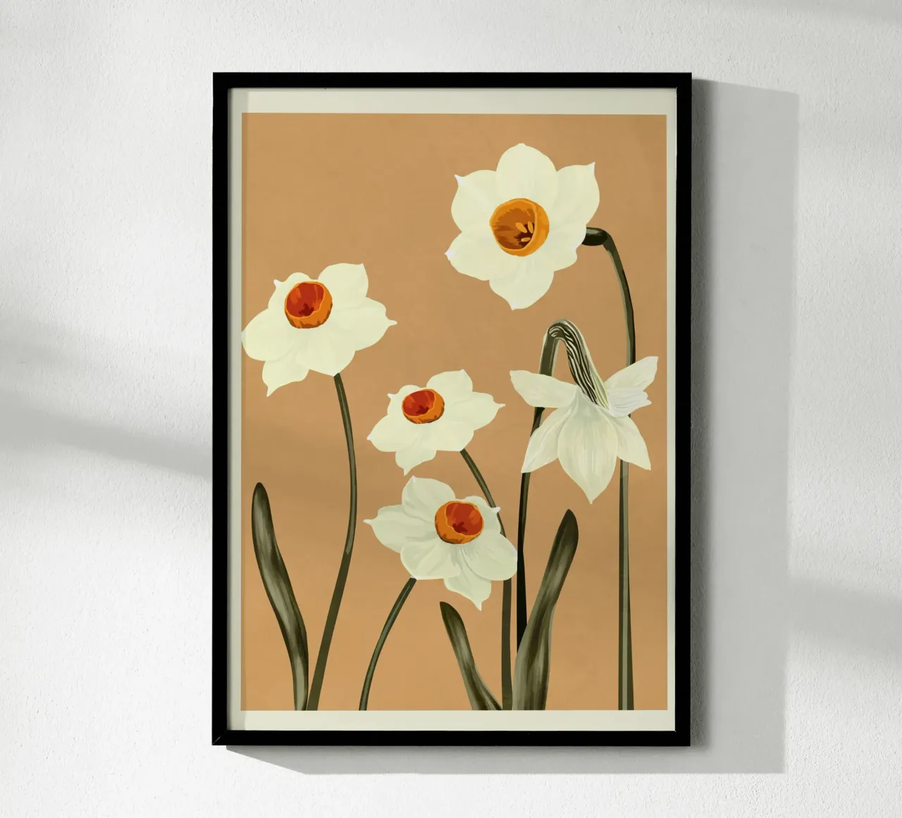 Beautiful Summer flowers II poster con telaio in legno da Nadjaa