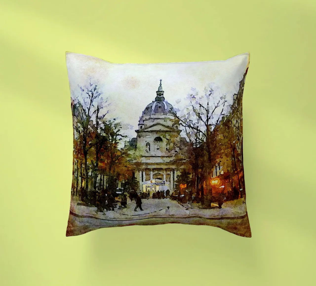 A Parigi cuscino da Massimo Frascogna