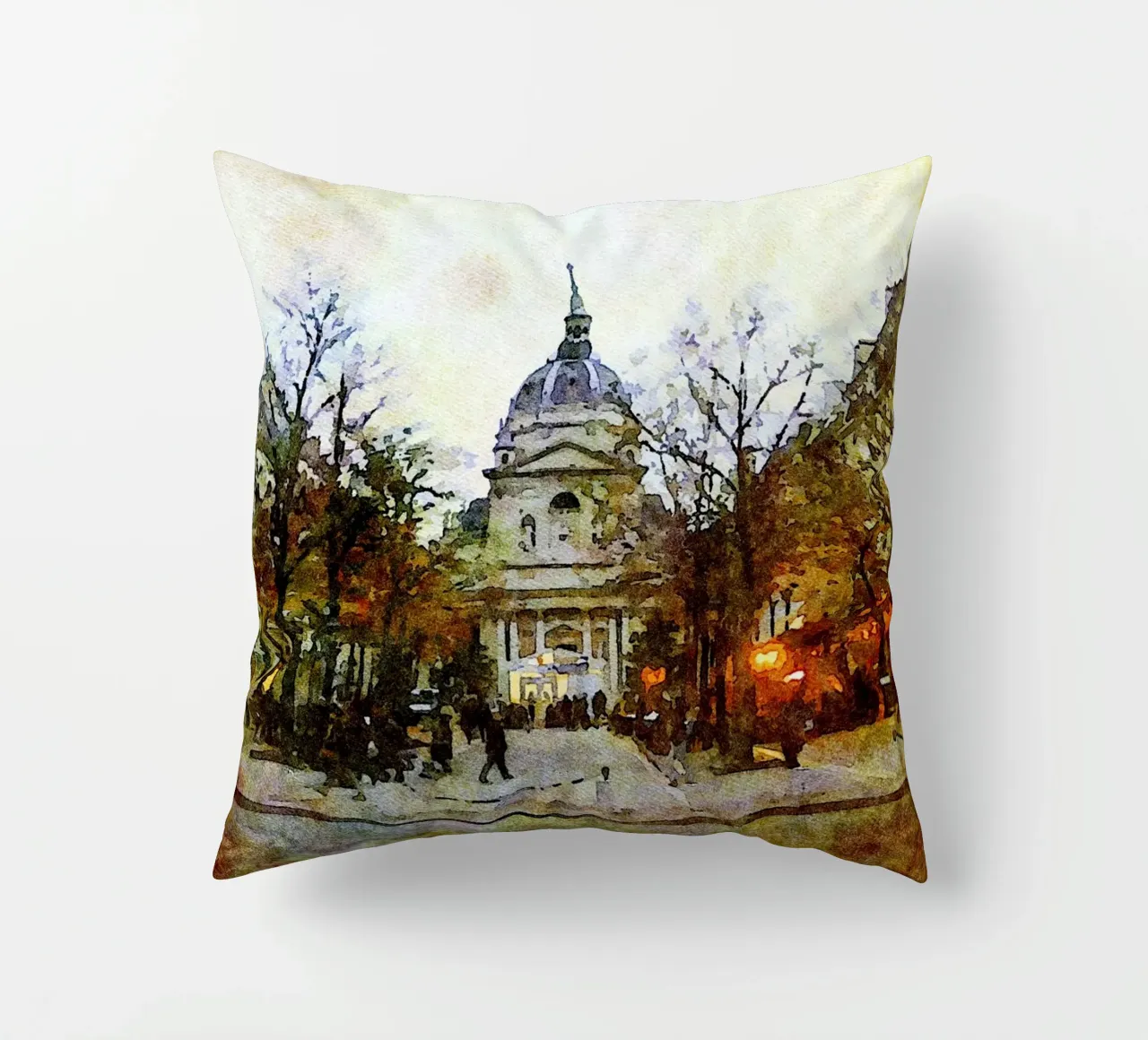 A Parigi cuscino da Massimo Frascogna