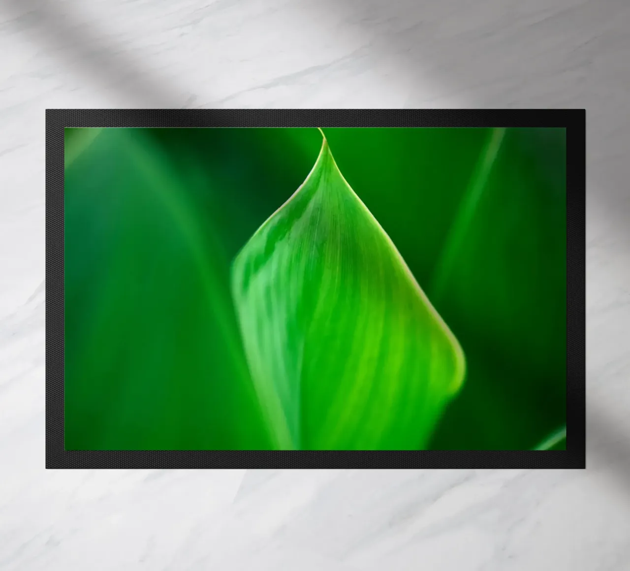 leaf green doormat by Earthly Visions