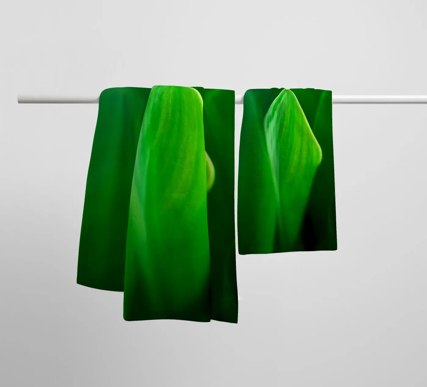 leaf green towel by Earthly Visions