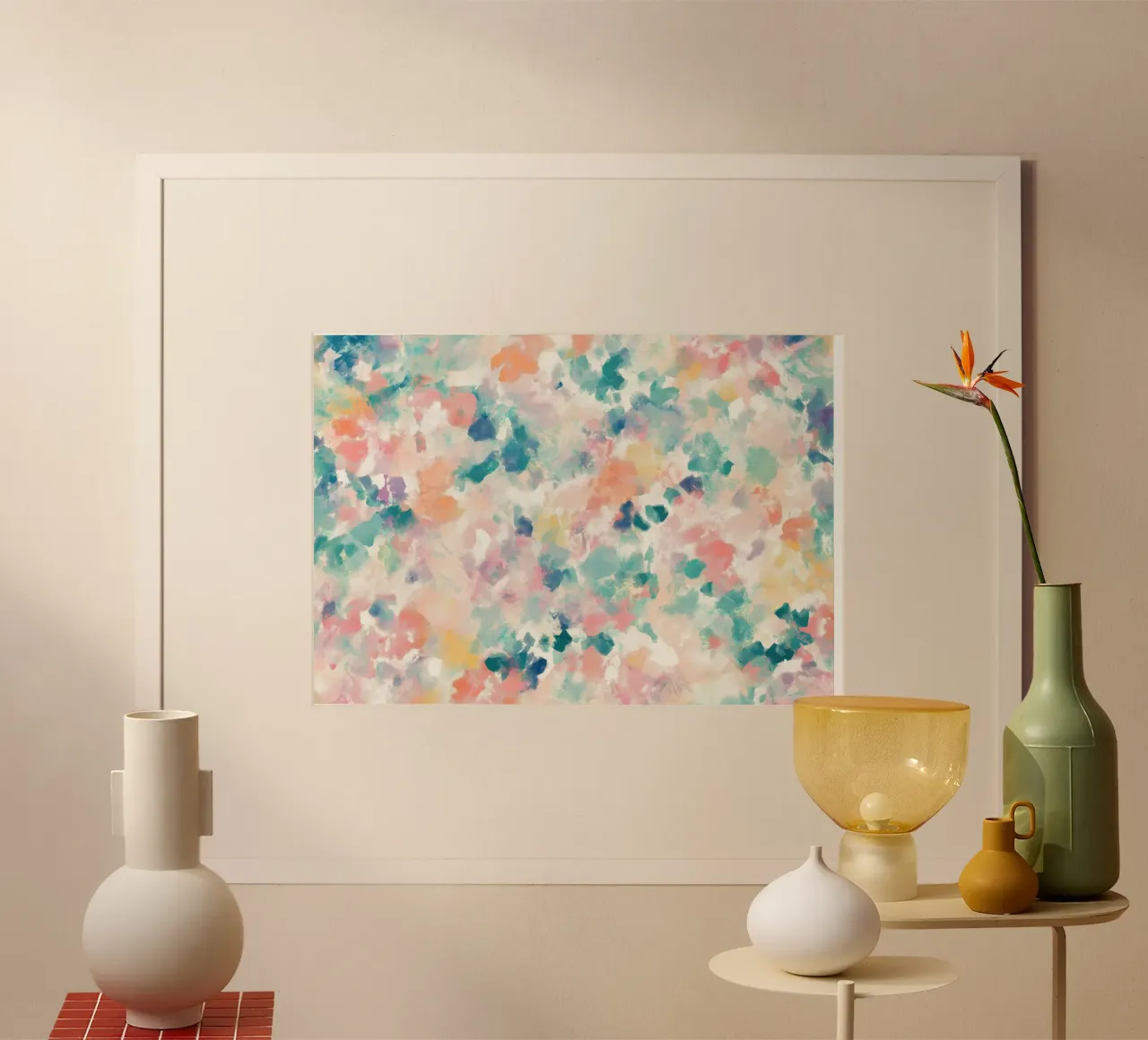 Sogno impressionista a pastello - Macchie astratte ad acquerello carta hahnemühle da vintagepod