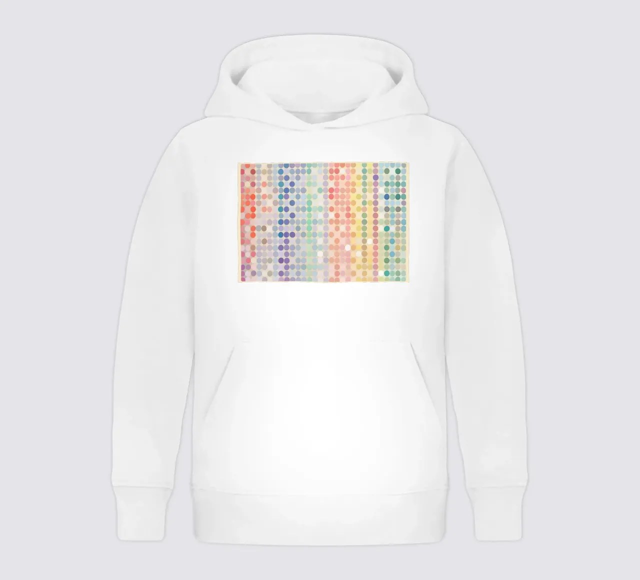 Gradiente arcobaleno Pixel Art - Modello a punti moderno felpa bambino con cappuccio da vintagepod