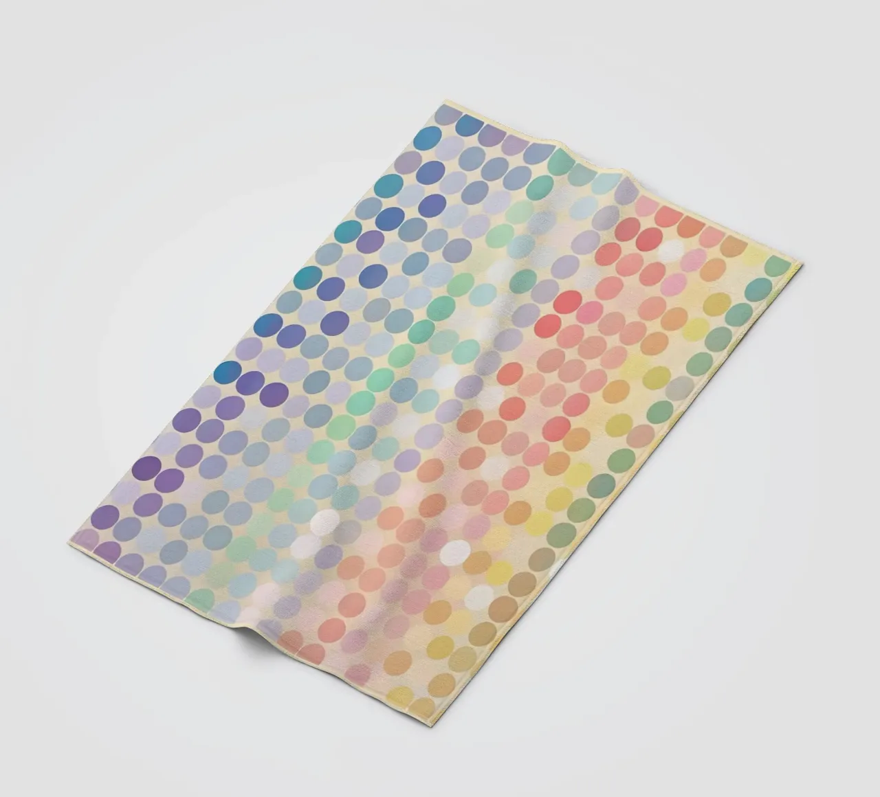Gradiente arcobaleno Pixel Art - Modello a punti moderno coperta in pile da vintagepod