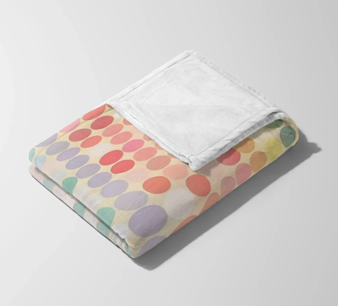 Gradiente arcobaleno Pixel Art - Modello a punti moderno coperta in pile da vintagepod