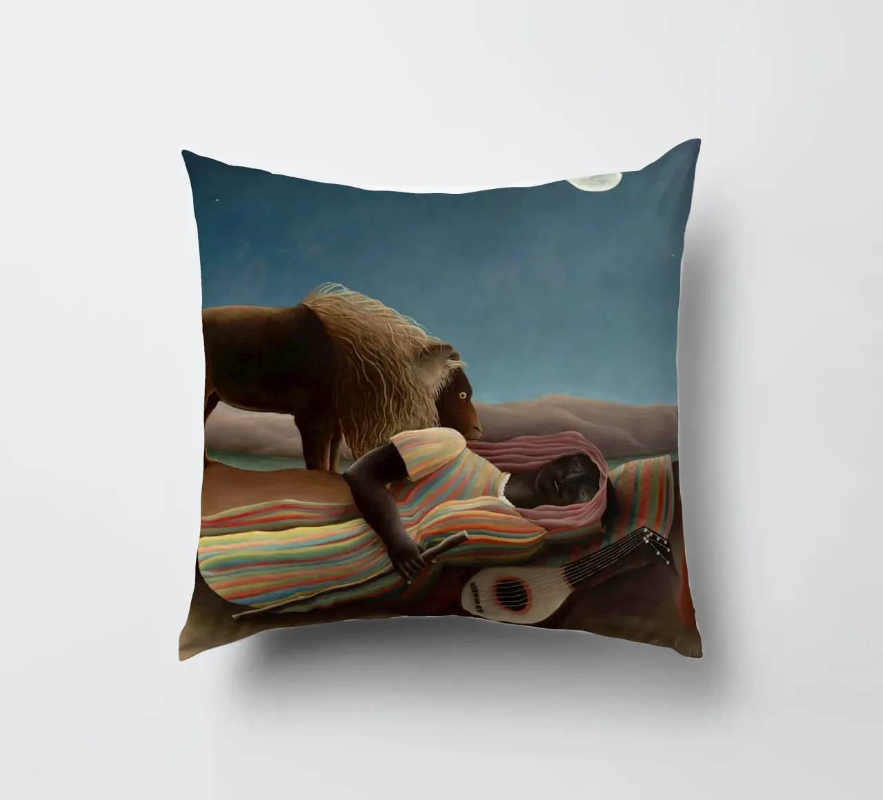 Henri Rousseau La gitana dormida cuscino da 50 masterpieces