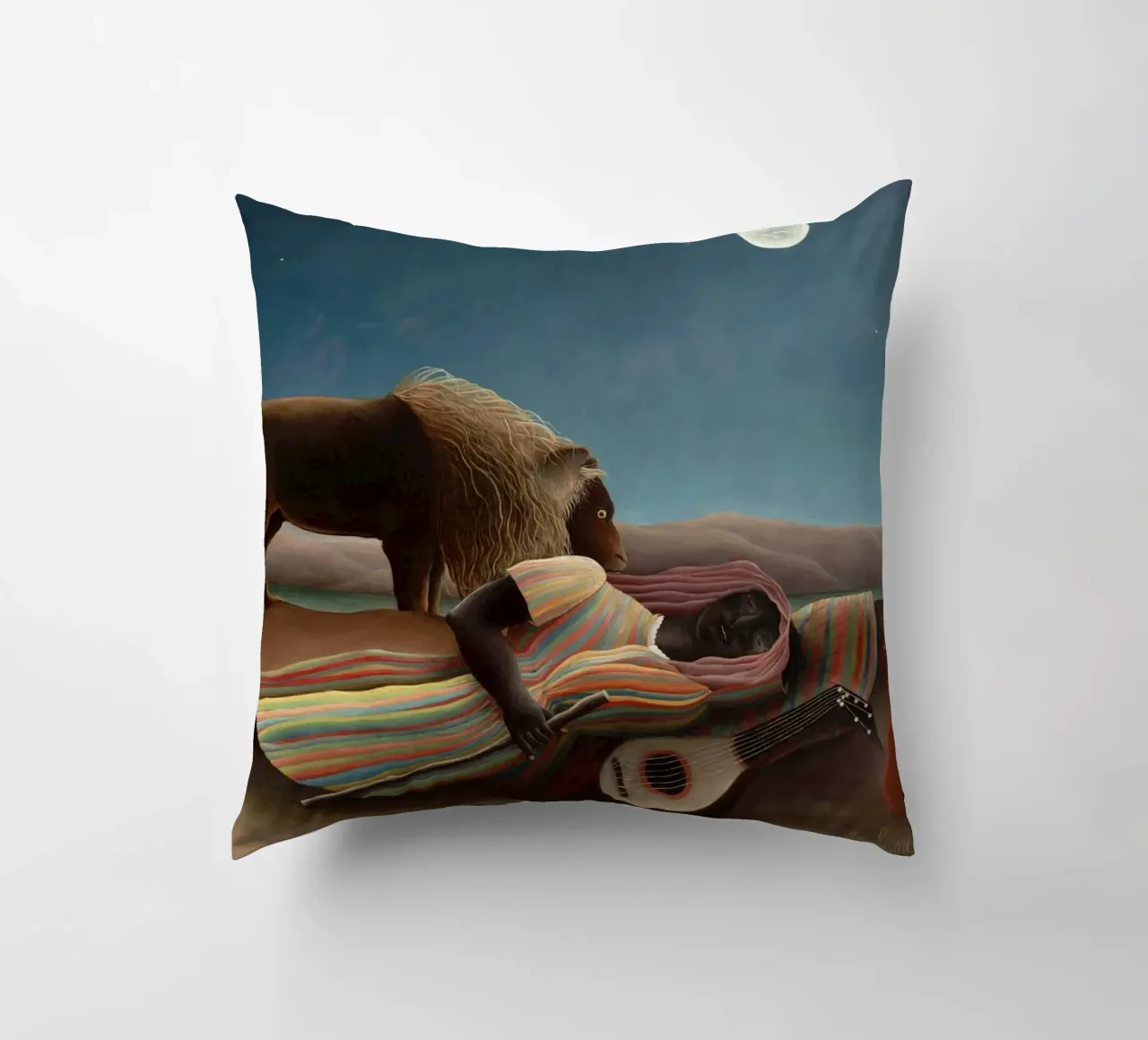 Henri Rousseau La gitana dormida cuscino da 50 masterpieces