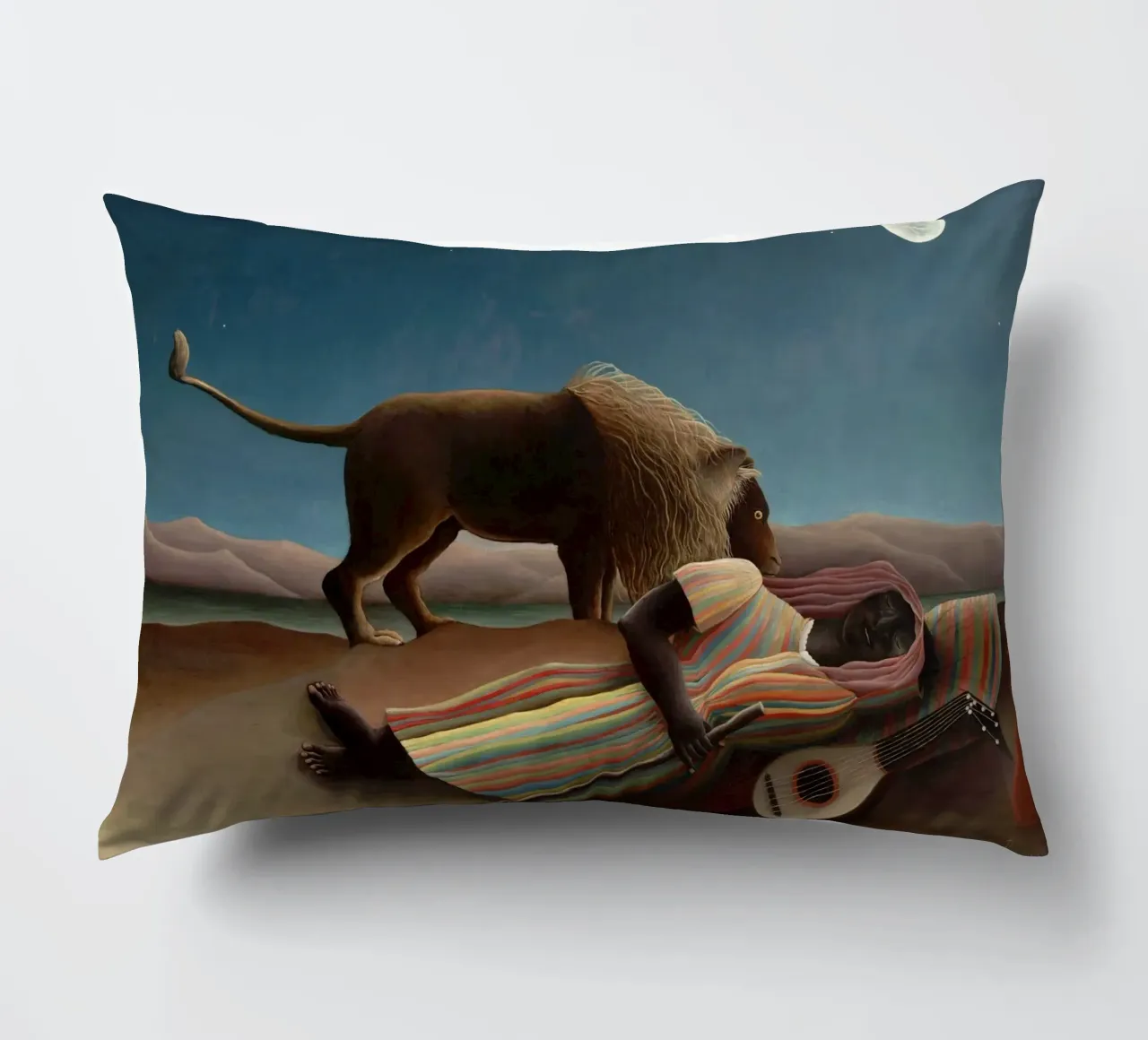 Henri Rousseau La gitana dormida cuscino da 50 masterpieces