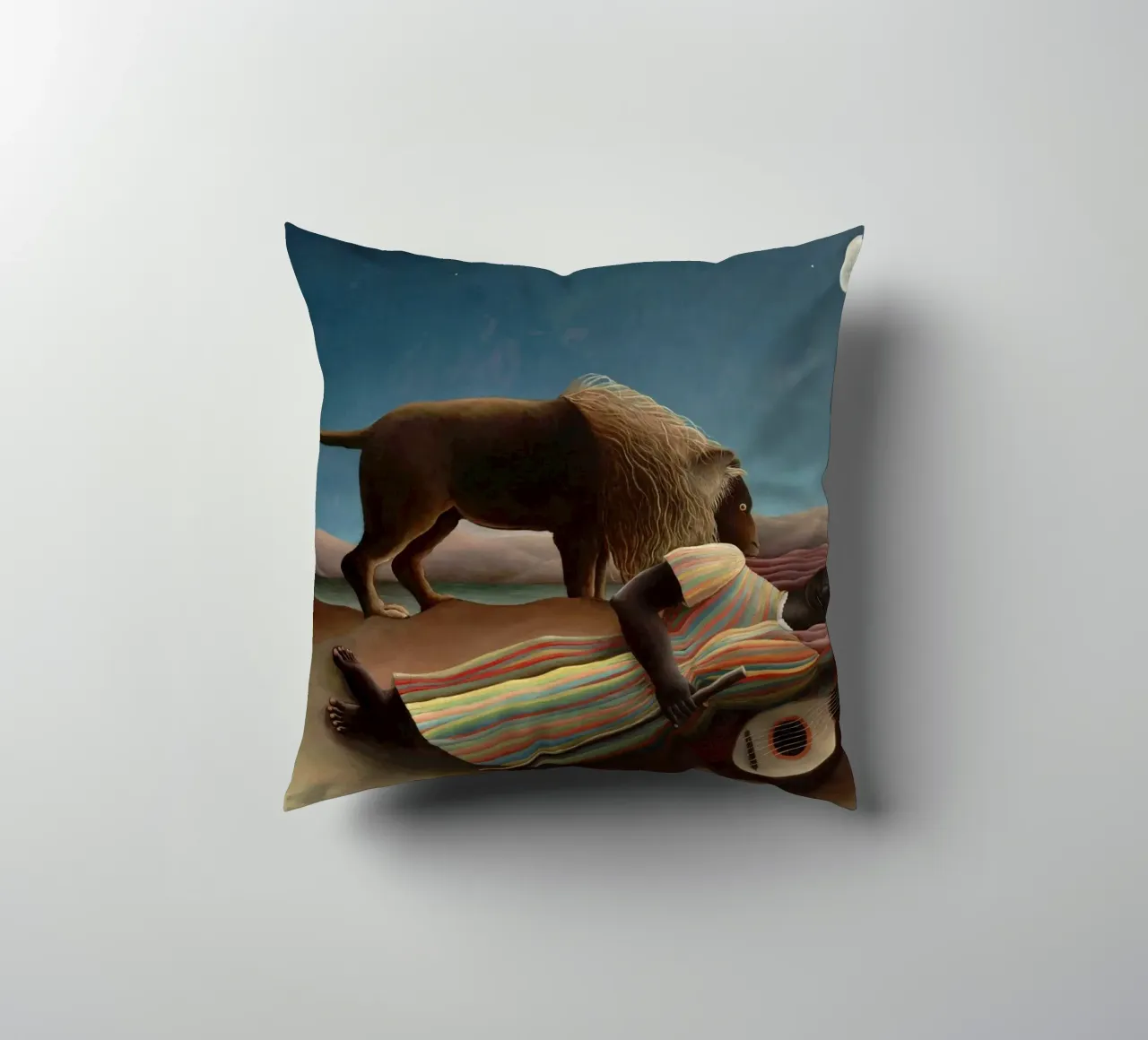 Henri Rousseau La gitana dormida cuscino da 50 masterpieces