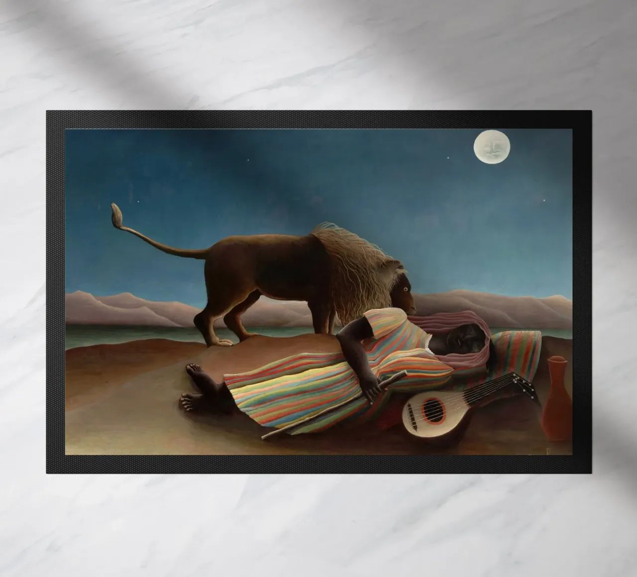 Henri Rousseau La gitana dormida zerbino da 50 masterpieces