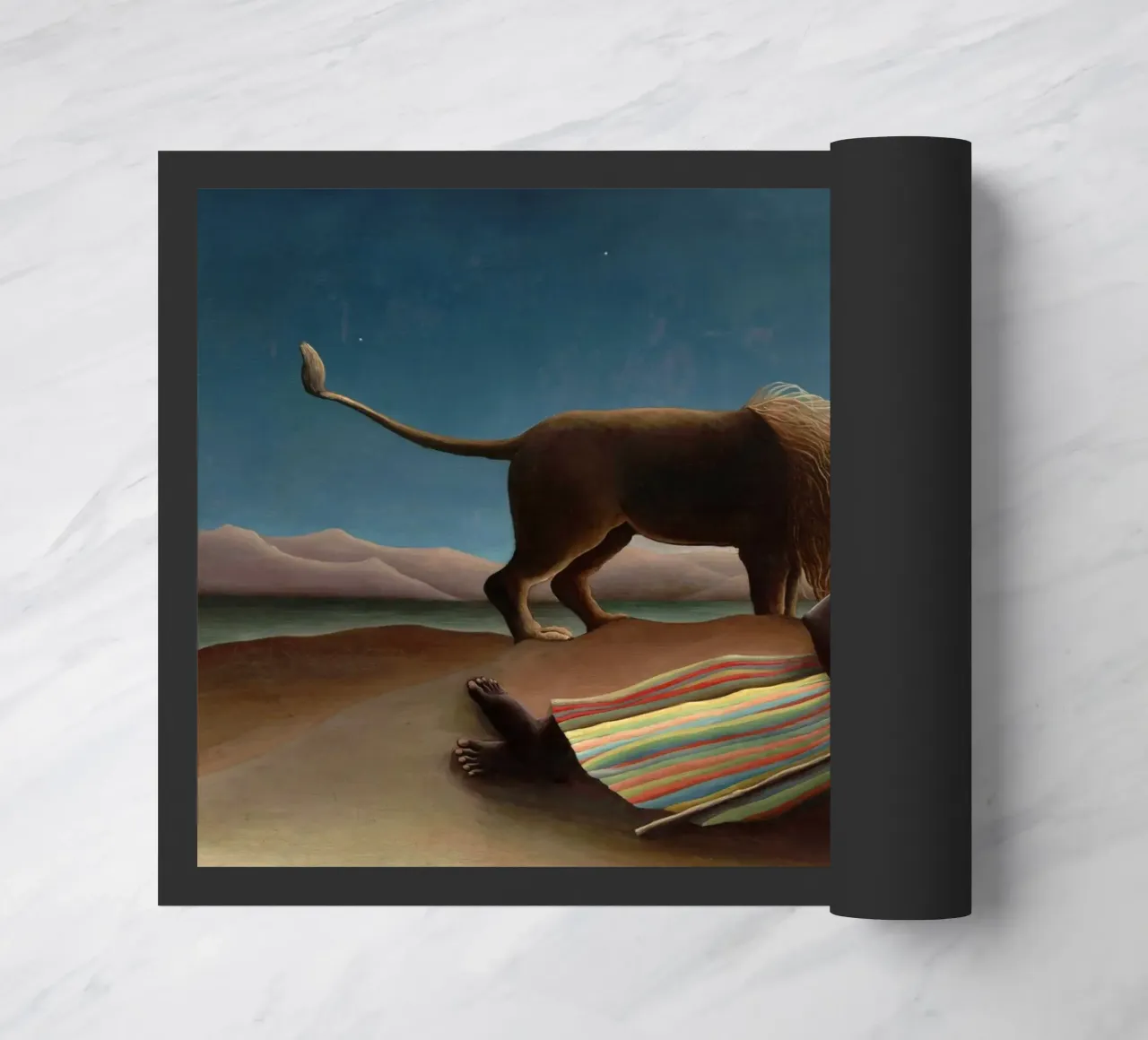 Henri Rousseau La gitana dormida zerbino da 50 masterpieces