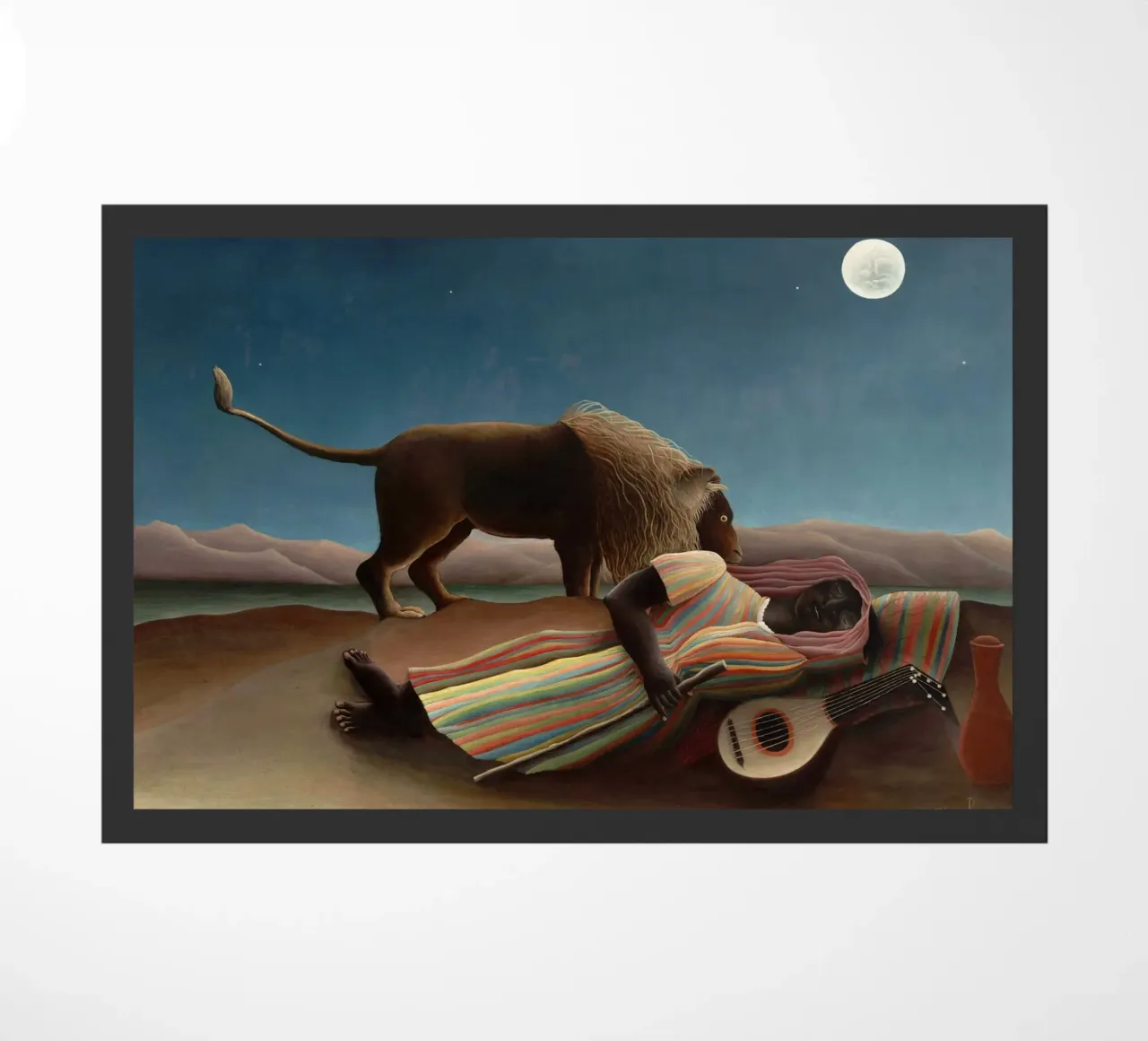 Henri Rousseau La gitana dormida zerbino da 50 masterpieces