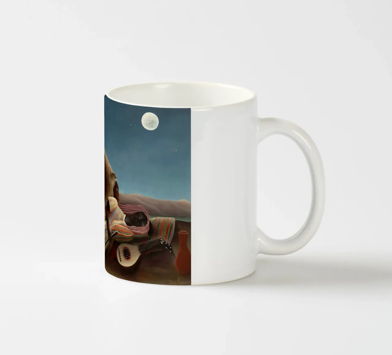 Henri Rousseau La gitana dormida tazza in ceramica da 50 masterpieces