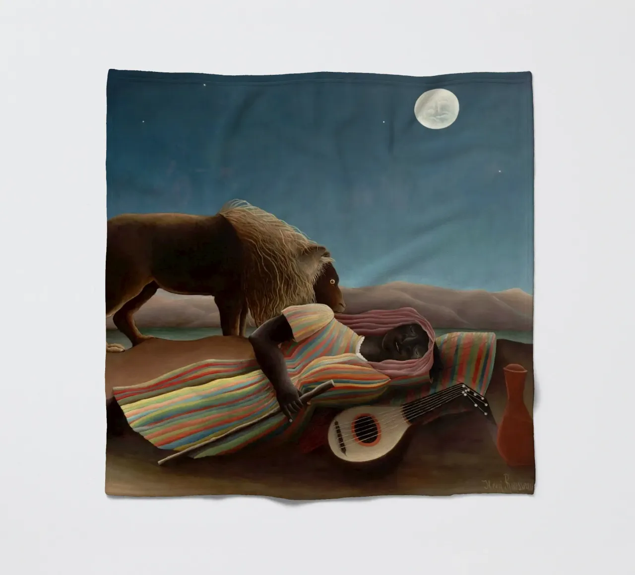 Henri Rousseau La gitana dormida coperta in pile da 50 masterpieces