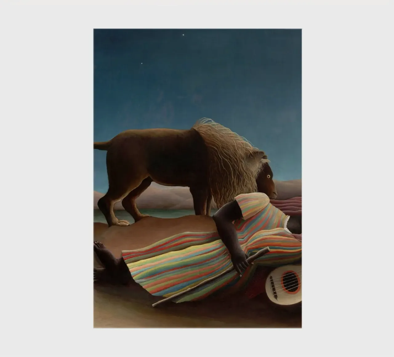 Henri Rousseau La gitana dormida notebook by 50 masterpieces