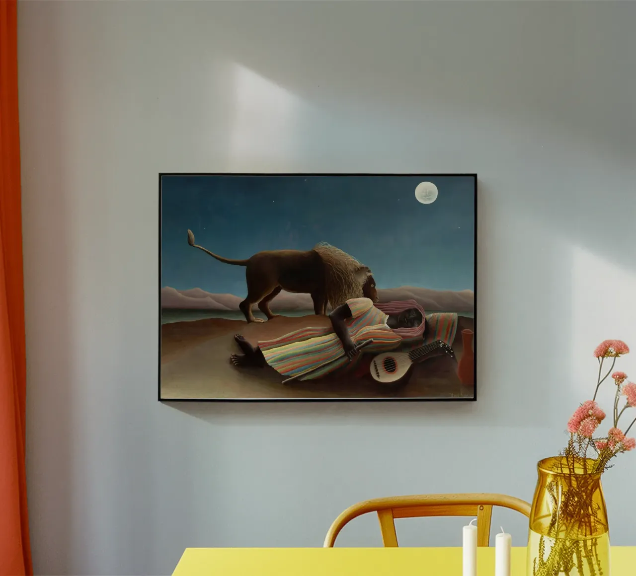 Henri Rousseau La gitana dormida plexiglass da 50 masterpieces