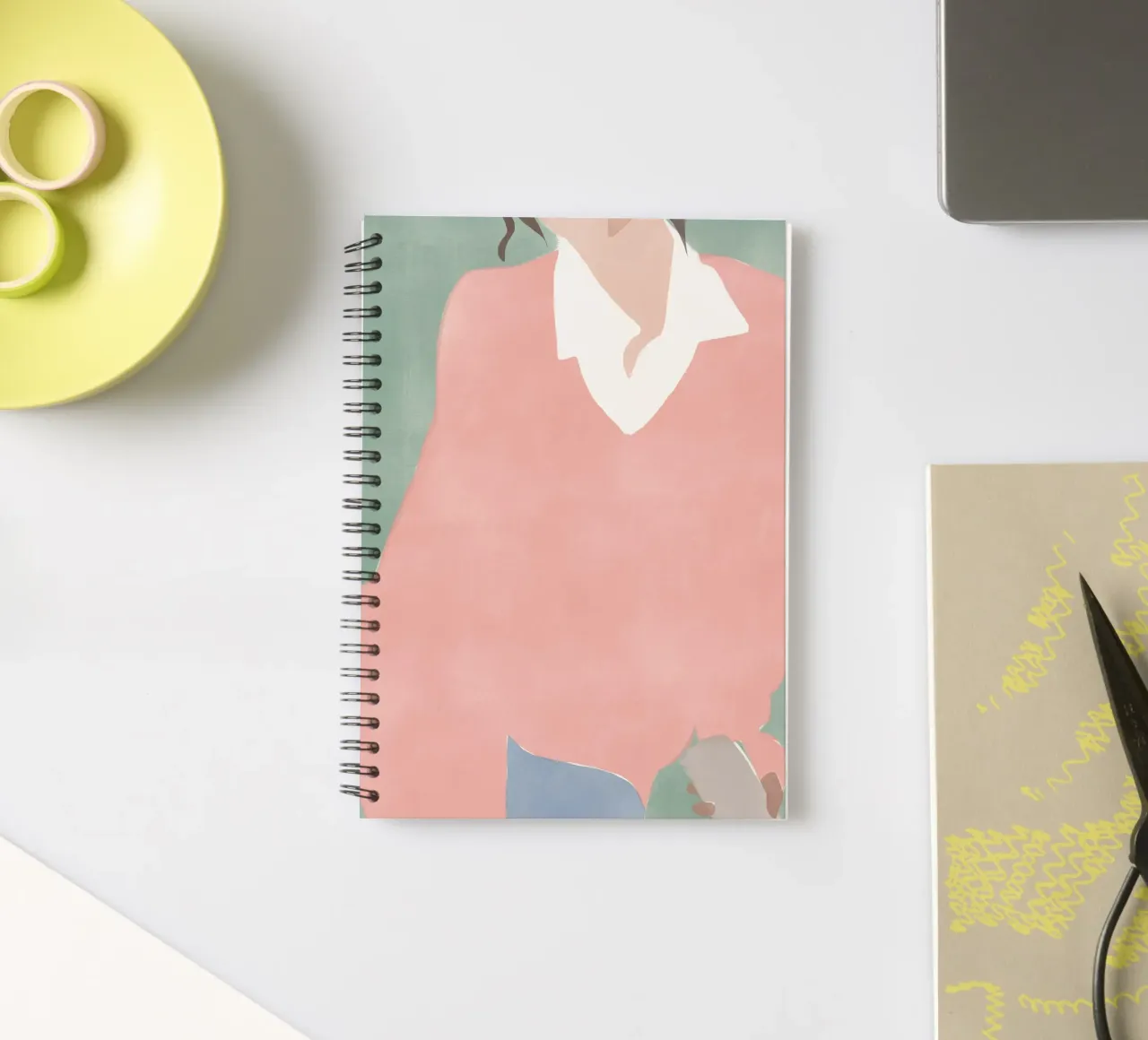 Fashion figure 07 spiral notebook by Little Dean