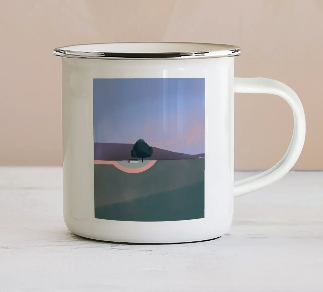 Pascolo in miniatura tazza in smalto da Little Dean
