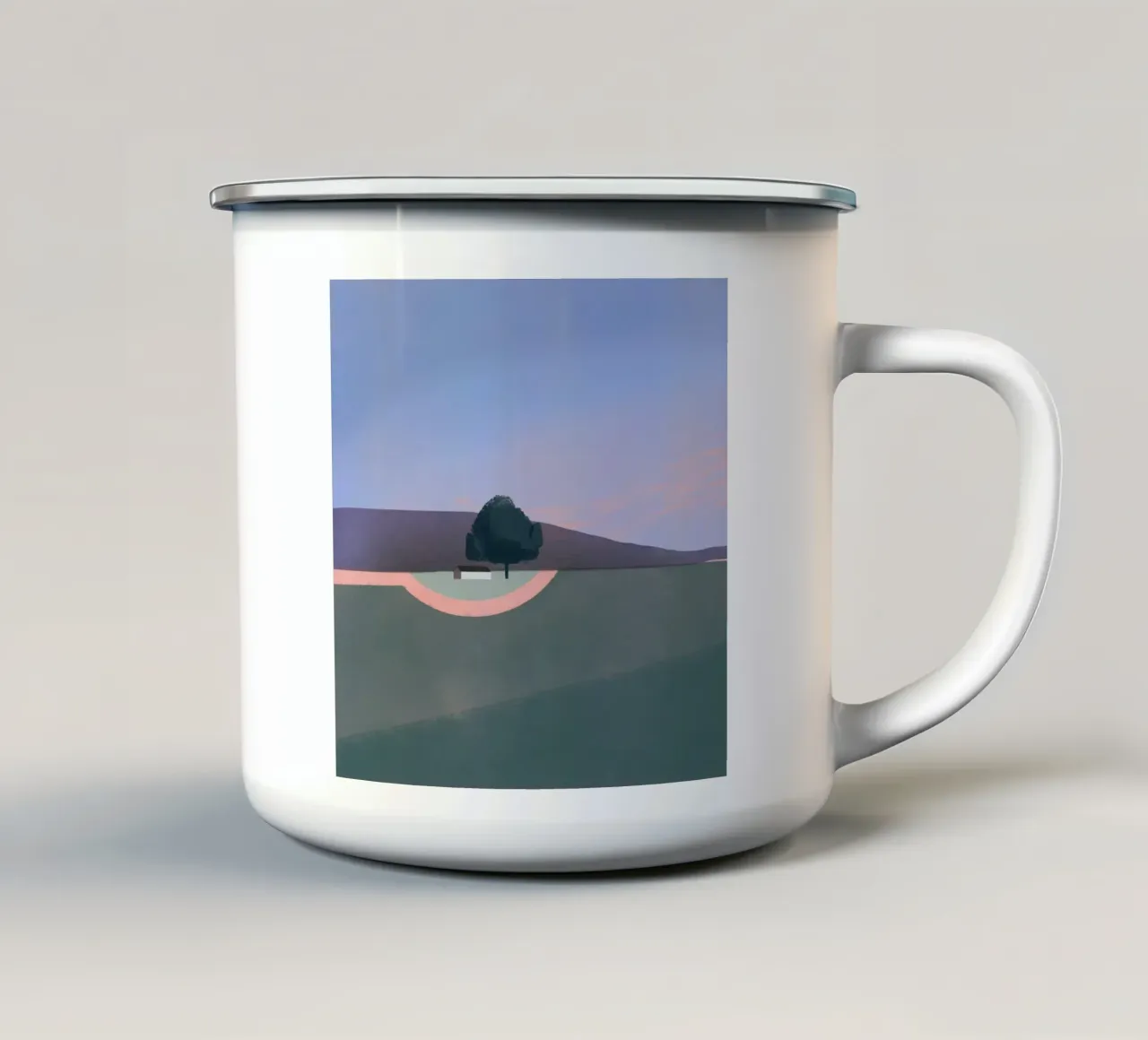 Pascolo in miniatura tazza in smalto da Little Dean