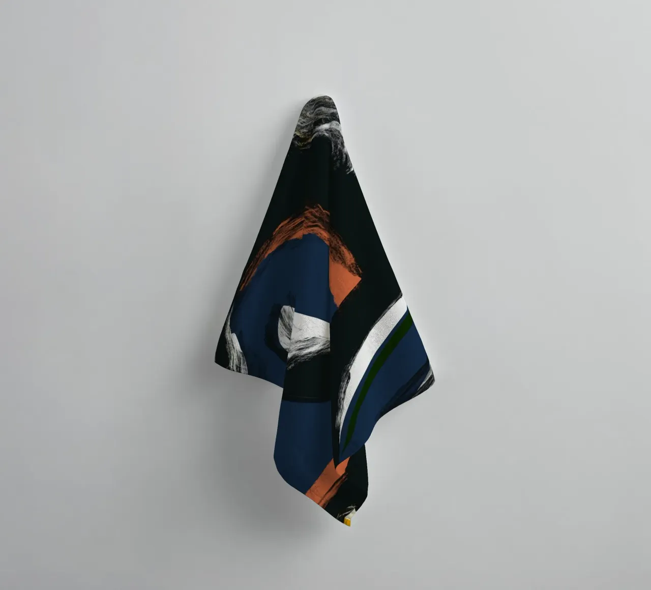 Nude abstract maximalist 04 towel by Little Dean