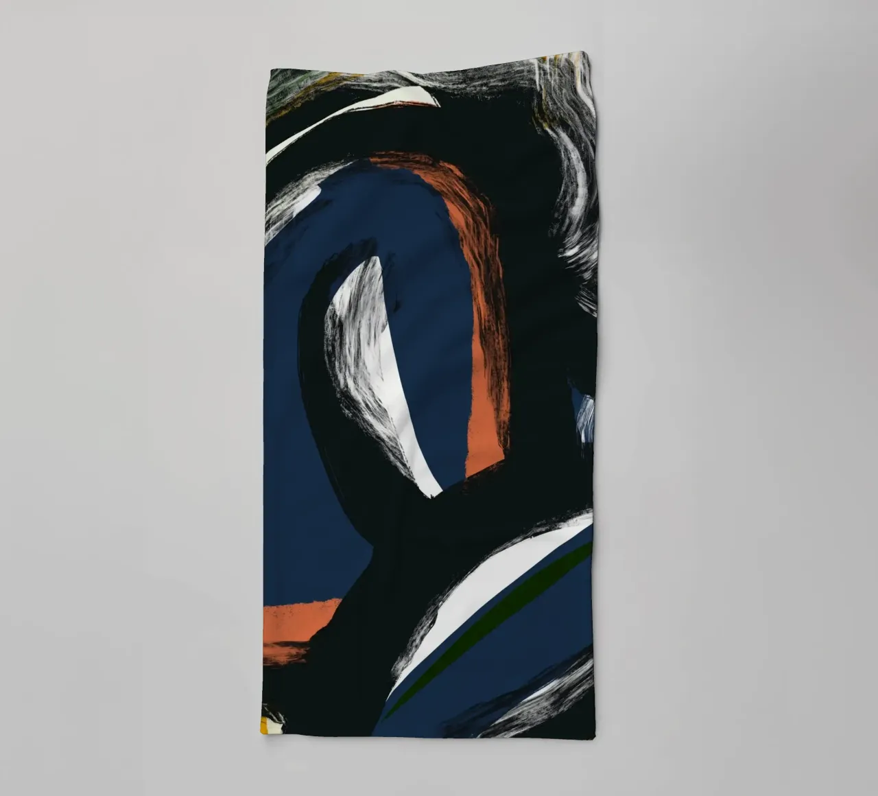Nude abstract maximalist 04 towel by Little Dean