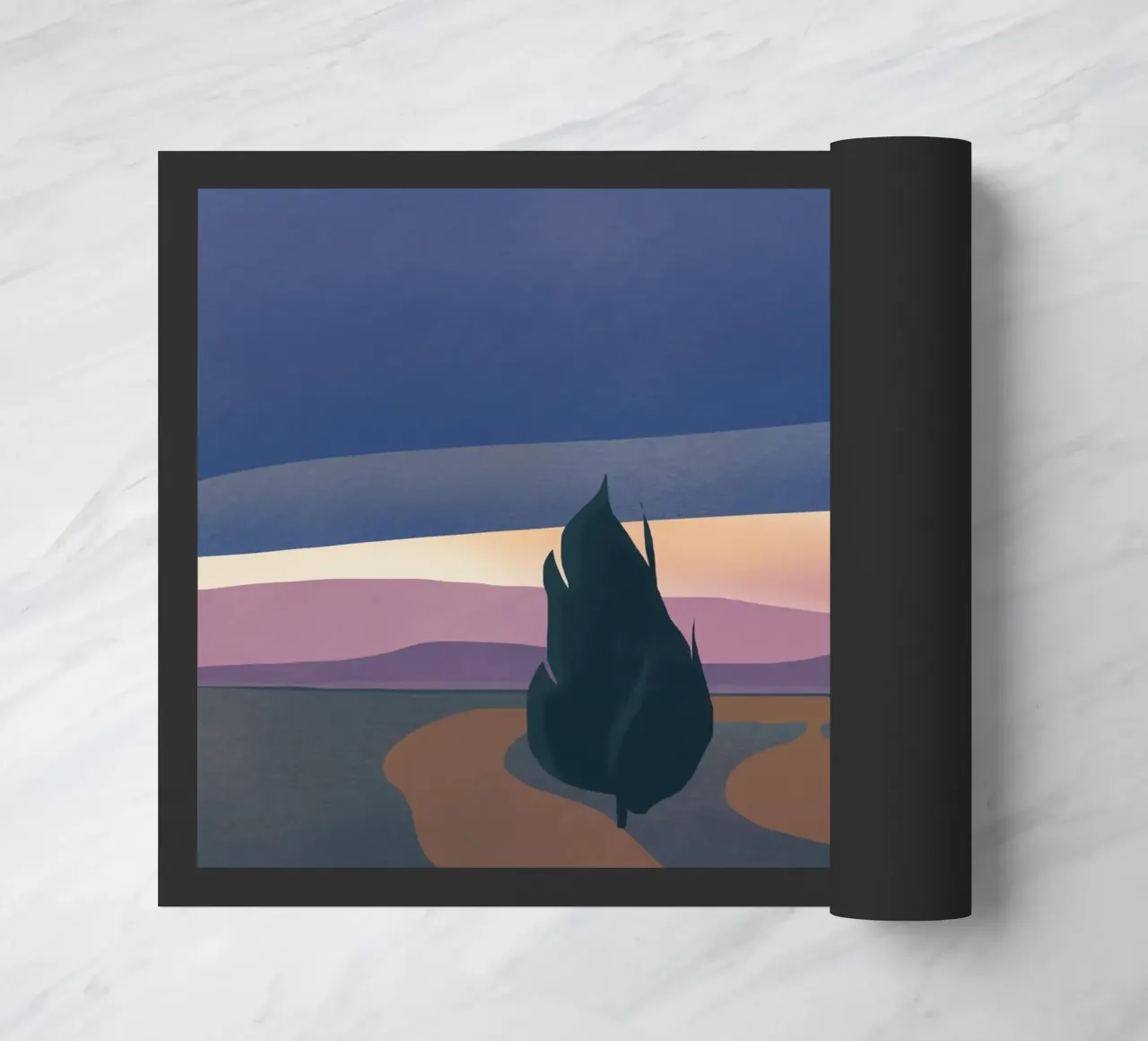 Avondstorm deurmat van Little Dean