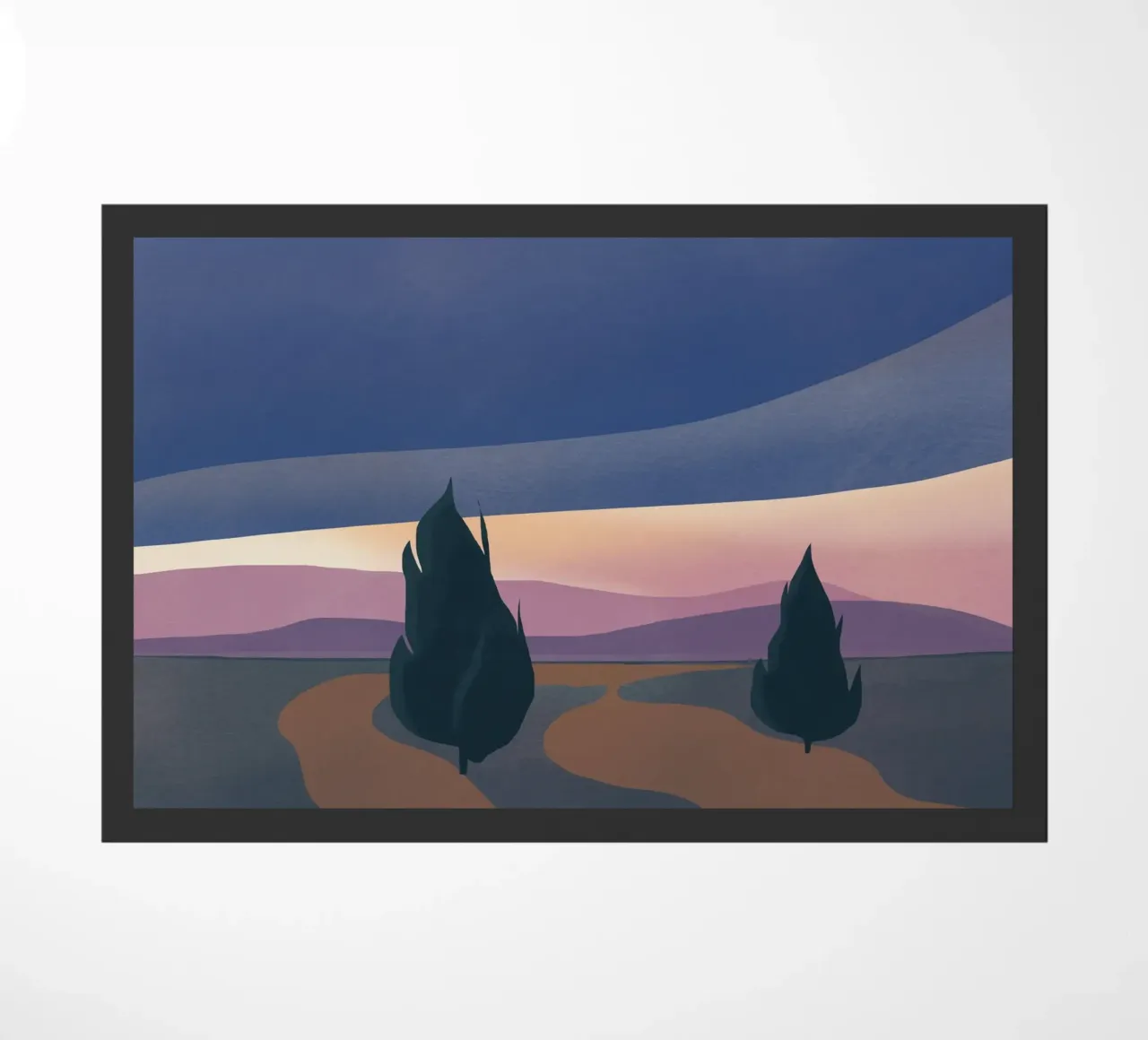 Avondstorm deurmat van Little Dean