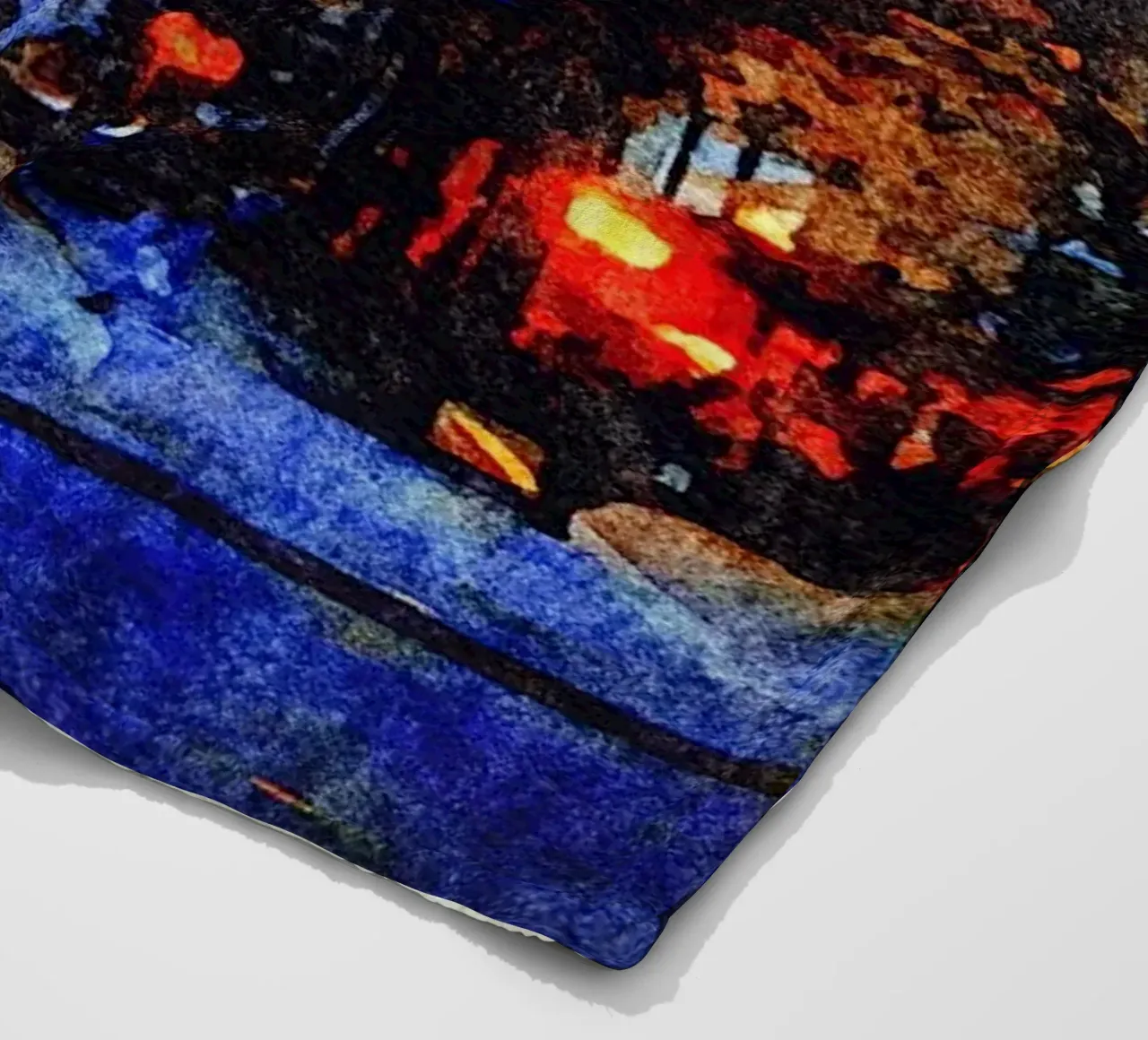 In Paris fleece blanket by Massimo Frascogna