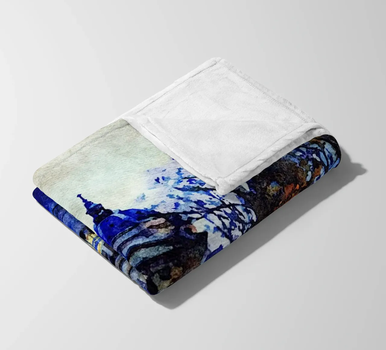 In Paris fleece blanket by Massimo Frascogna