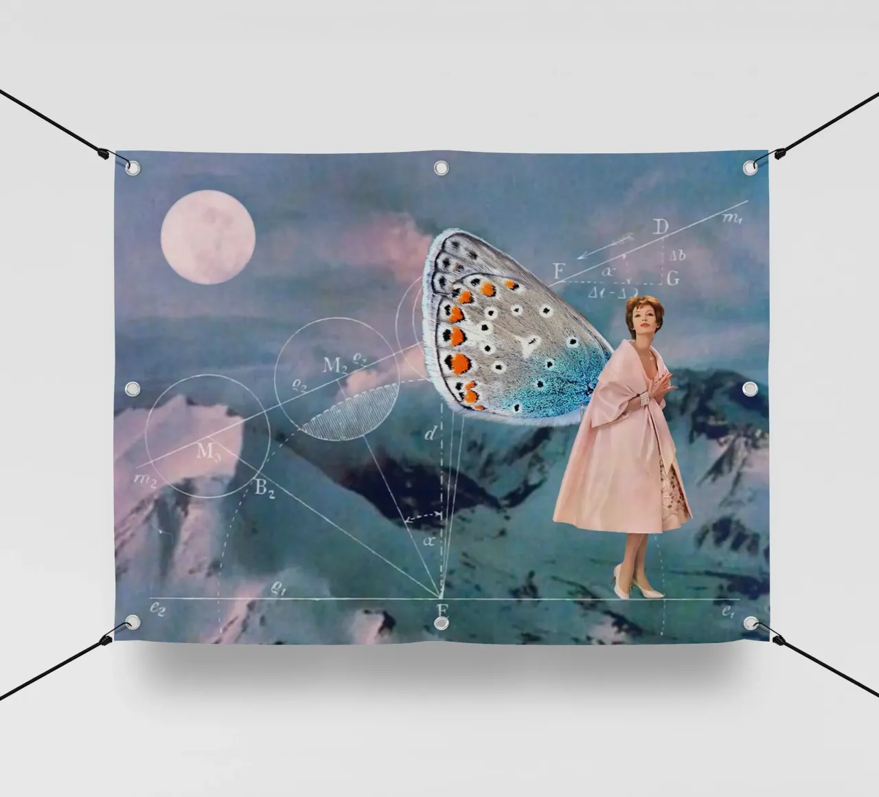 Becoming (A Butterfly) telo in pvc da MsGonzalez