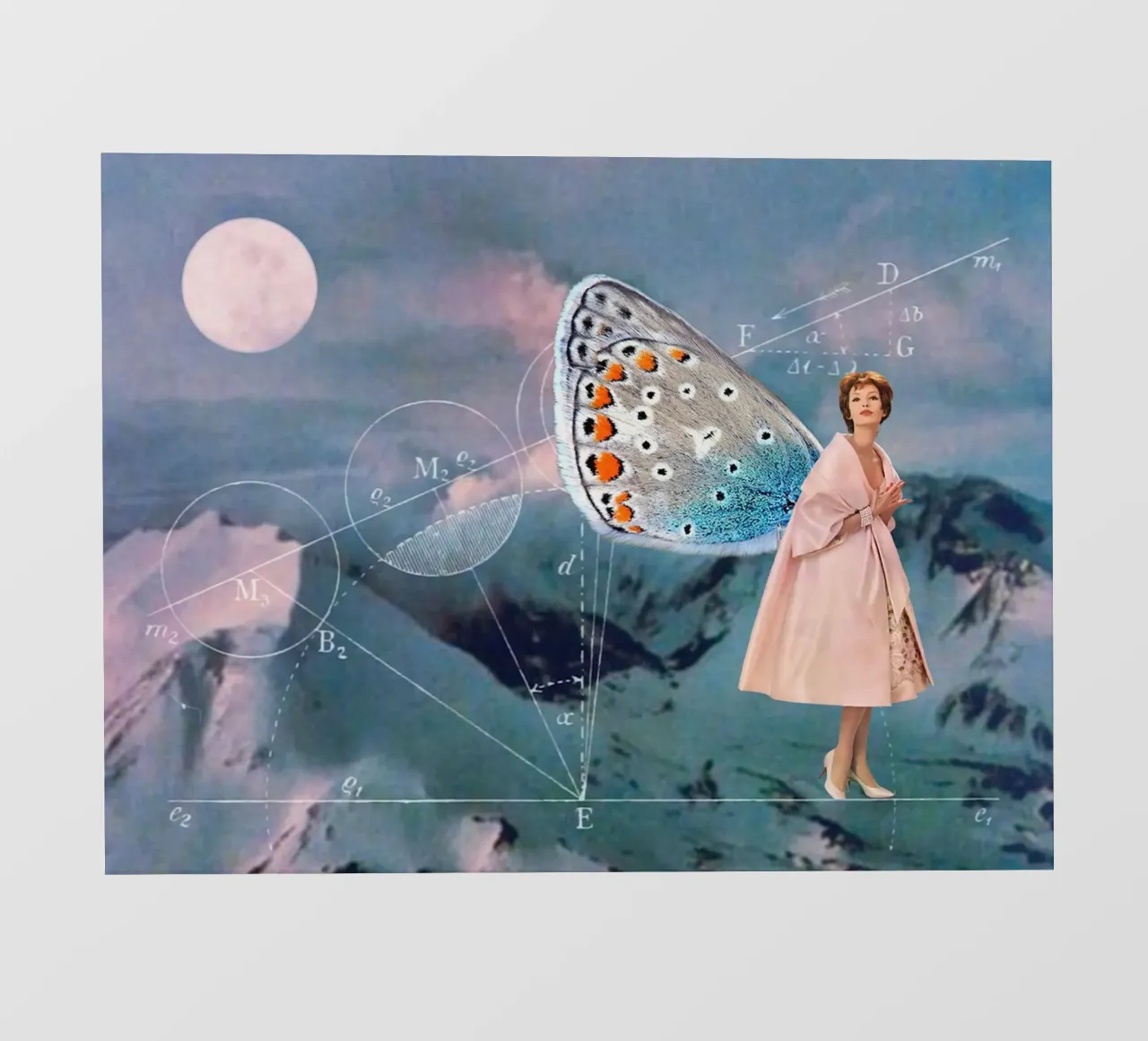 Becoming (A Butterfly) telo in pvc da MsGonzalez
