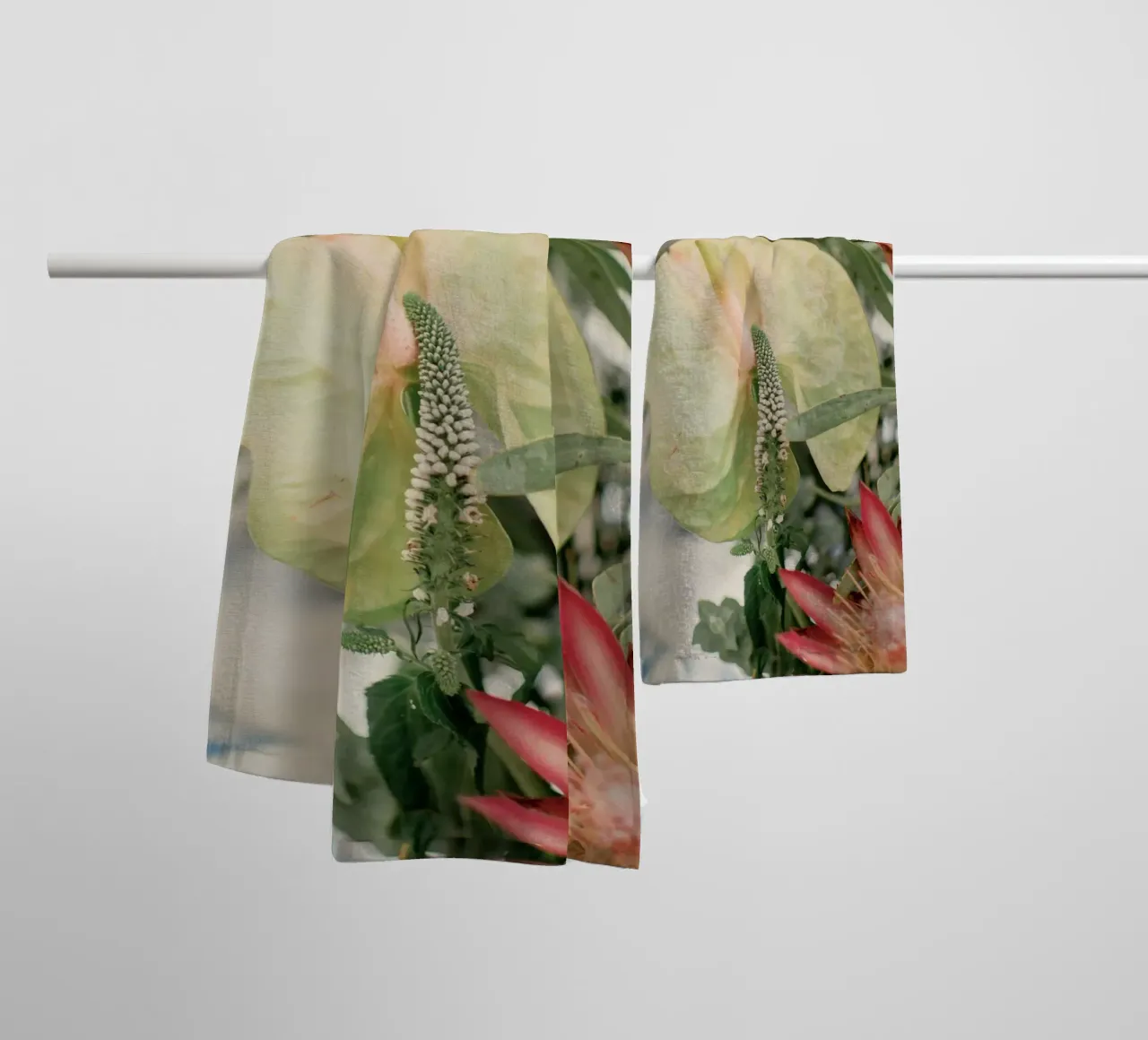 anthurium tropicale asciugamano da bagno da Earthly Visions