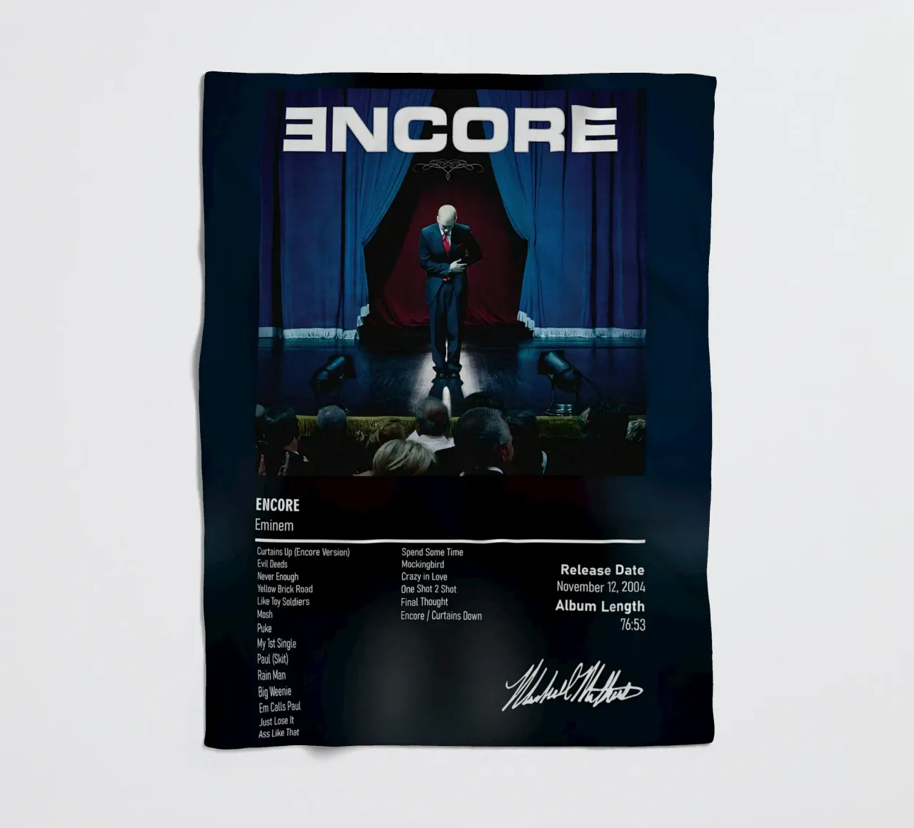 Encore By Eminem coperta in pile da DGUnder