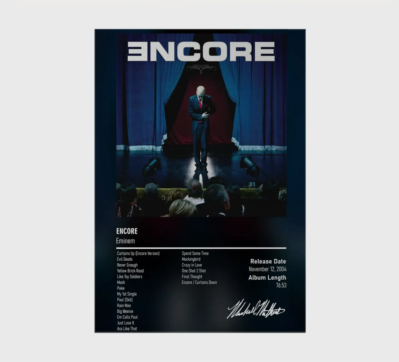 Encore By Eminem notebook by DGUnder