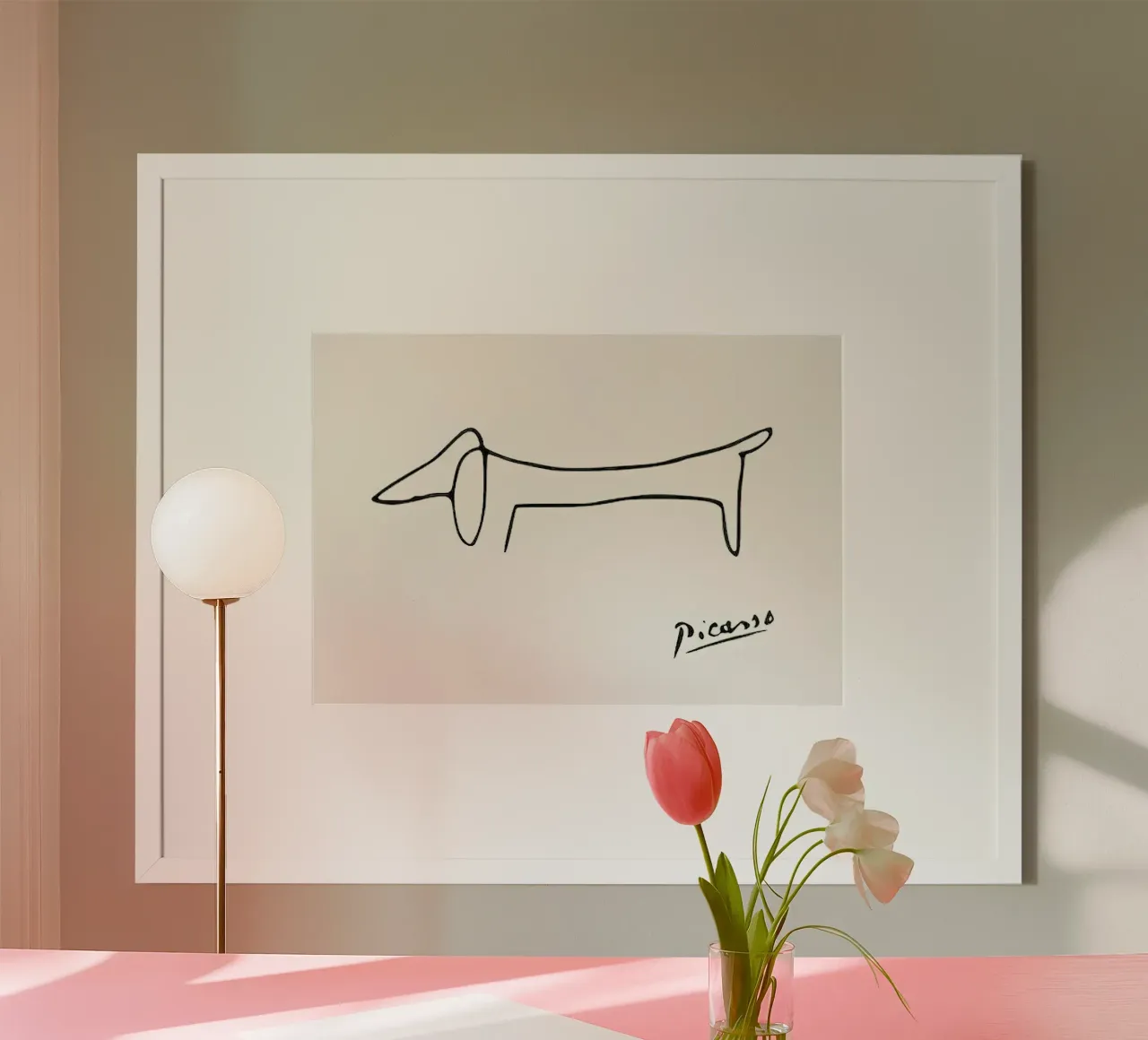Pablo Picasso Perro Teckel poster de Mrs.Allen