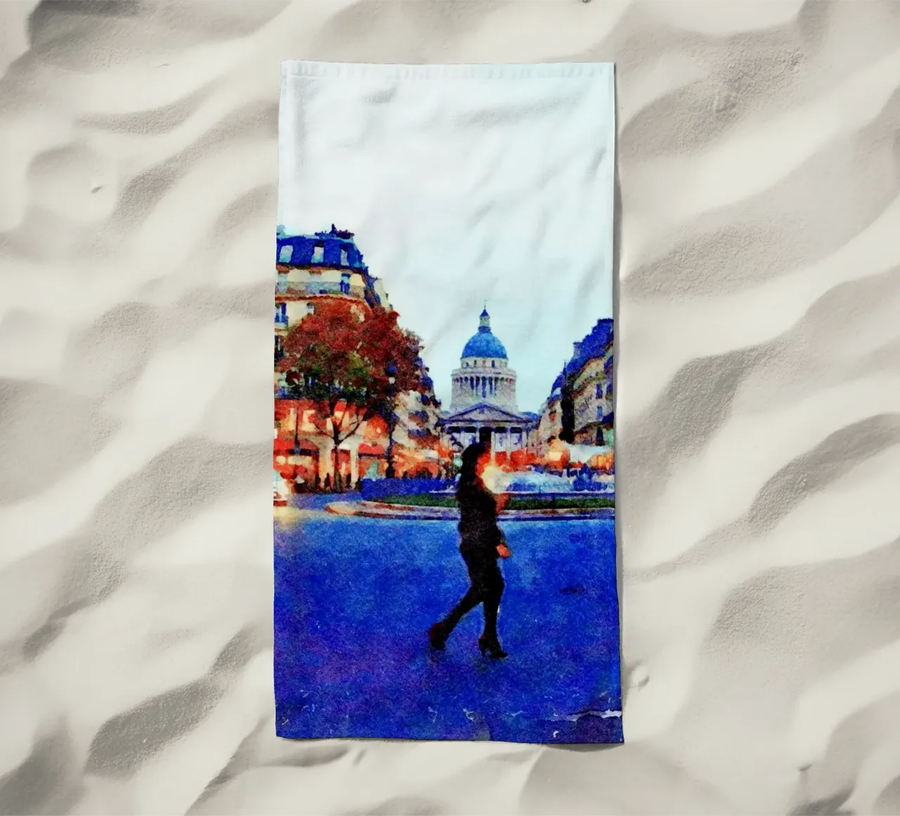 A piedi a Parigi telo mare da Massimo Frascogna