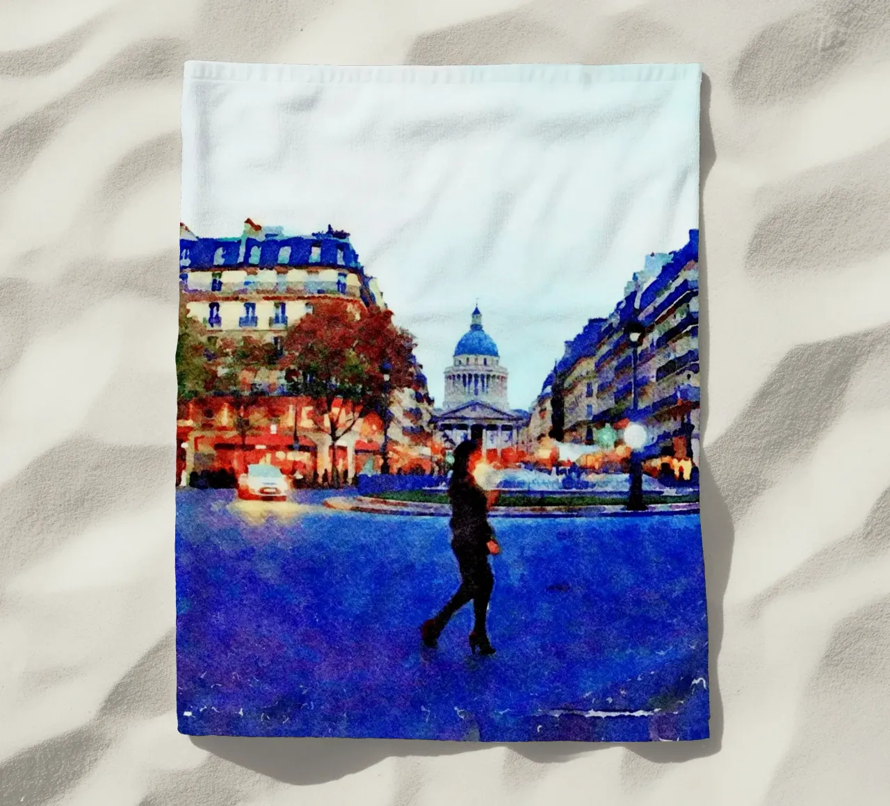 A piedi a Parigi telo mare da Massimo Frascogna