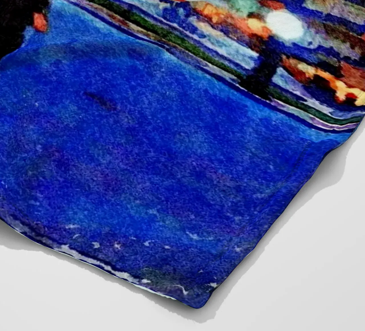 Walking in Paris fleece blanket by Massimo Frascogna