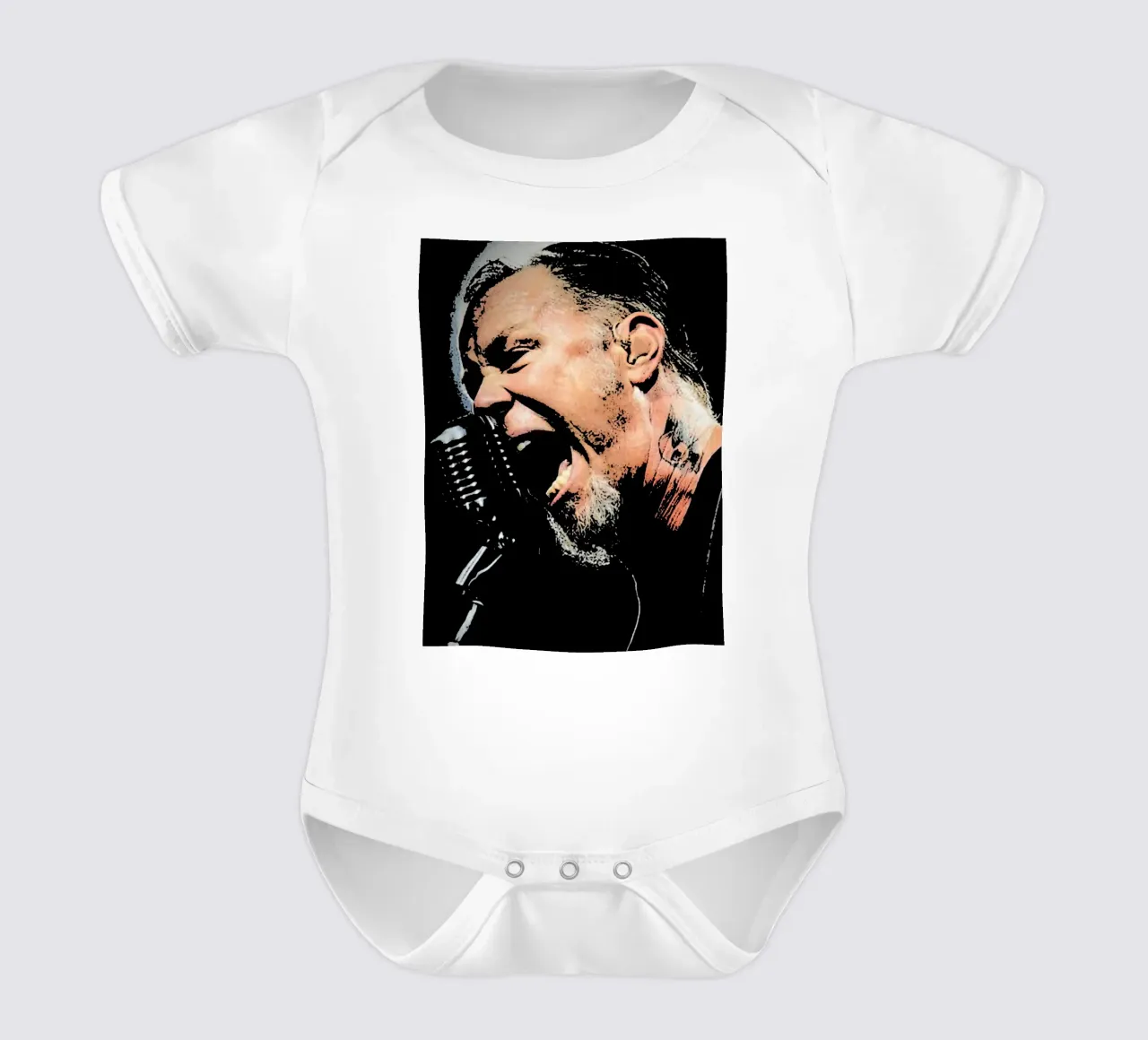James Hetfield Metallichead groupe musique 30 Art body bébé de music soul