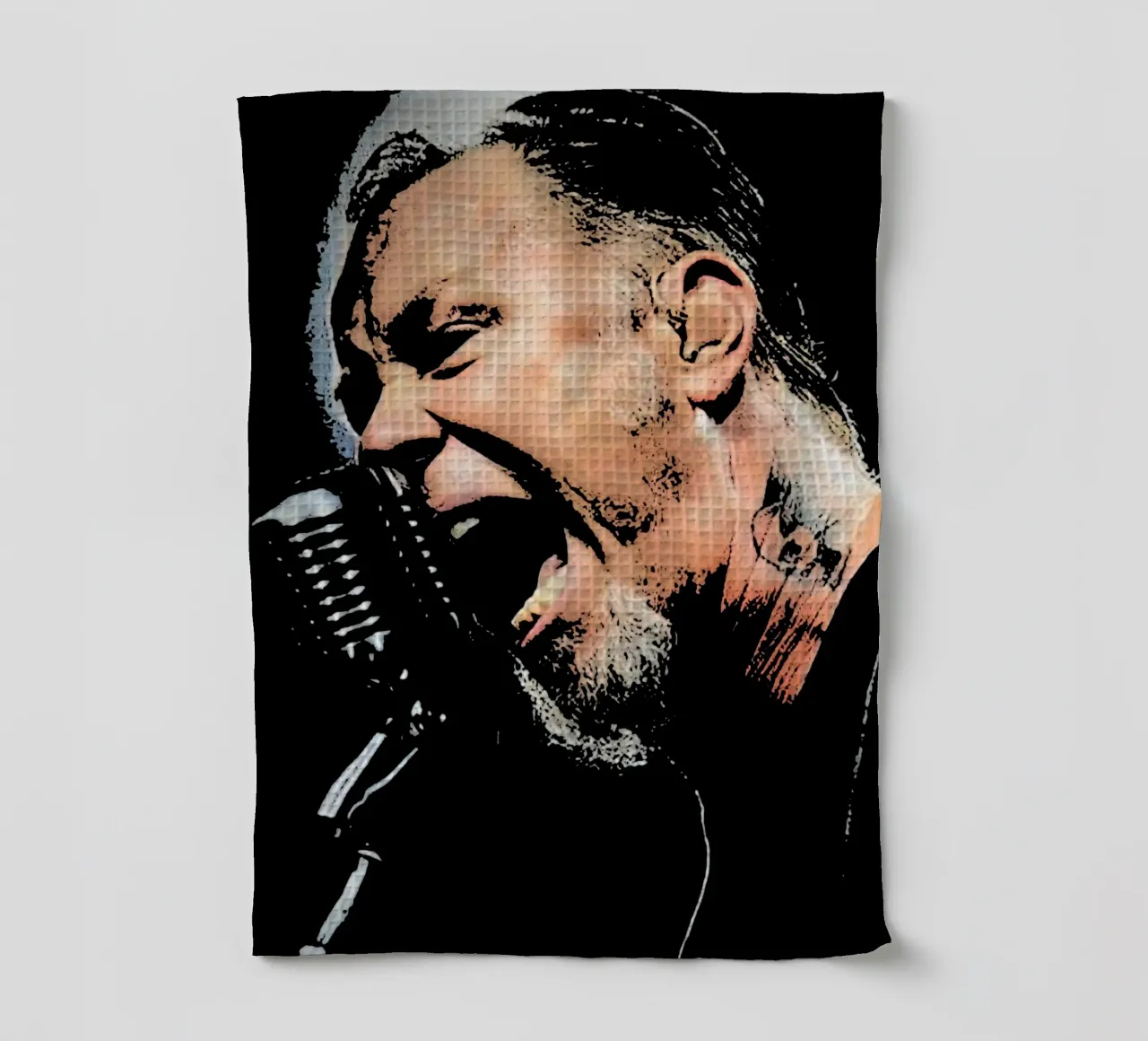 James Hetfield Metallichead groupe musique 30 Art torchon de music soul