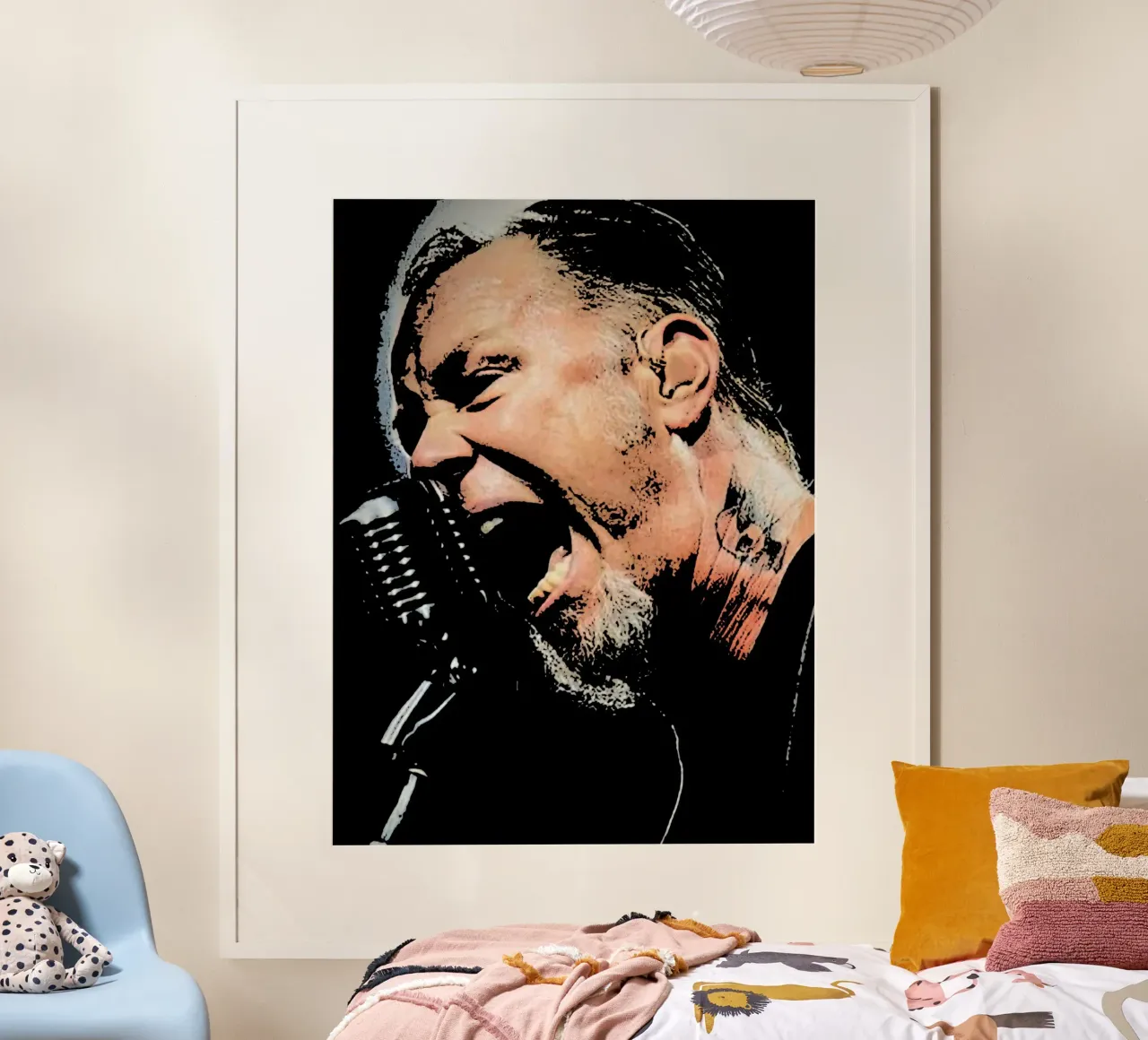 James Hetfield Metallichead groupe musique 30 Art hahnemühle de music soul
