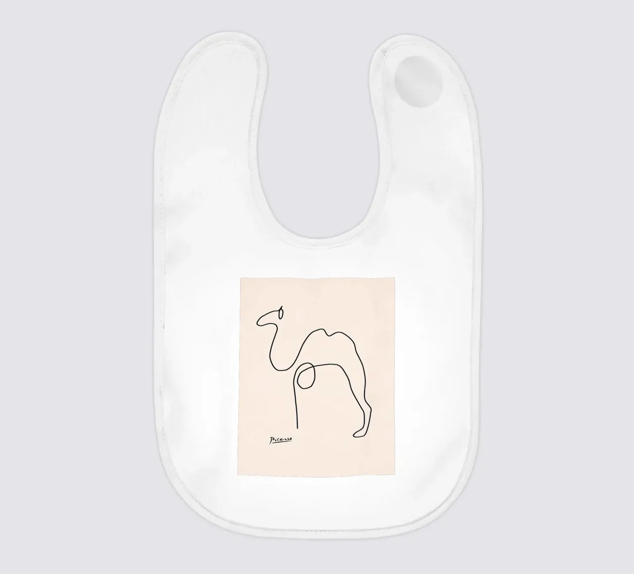 Pablo Picasso Camel Sketch bavaglino da Mrs.Allen